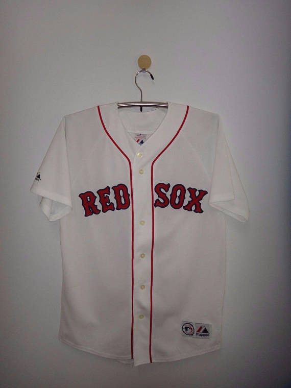 Boston Red Sox Jersey Majestic #18 Matsuzaka White Shirt Size S