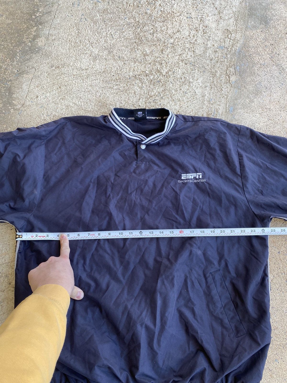 Vintage Y2K ESPN Sports Center Pullover Windbreaker
