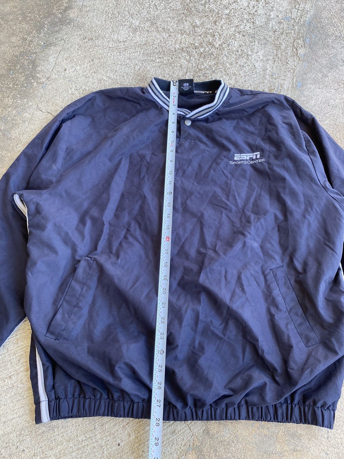 Vintage Y2K ESPN Sports Center Pullover Windbreaker