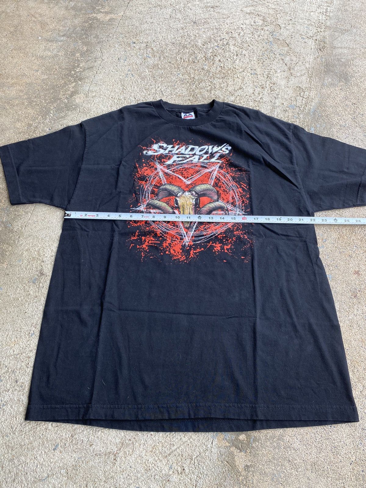 Band Tees × Vintage Vintage Y2K Shadows Fall Goth Punk Metal Shirt Size US XL / EU 56 / 4 - 6 Thumbnail