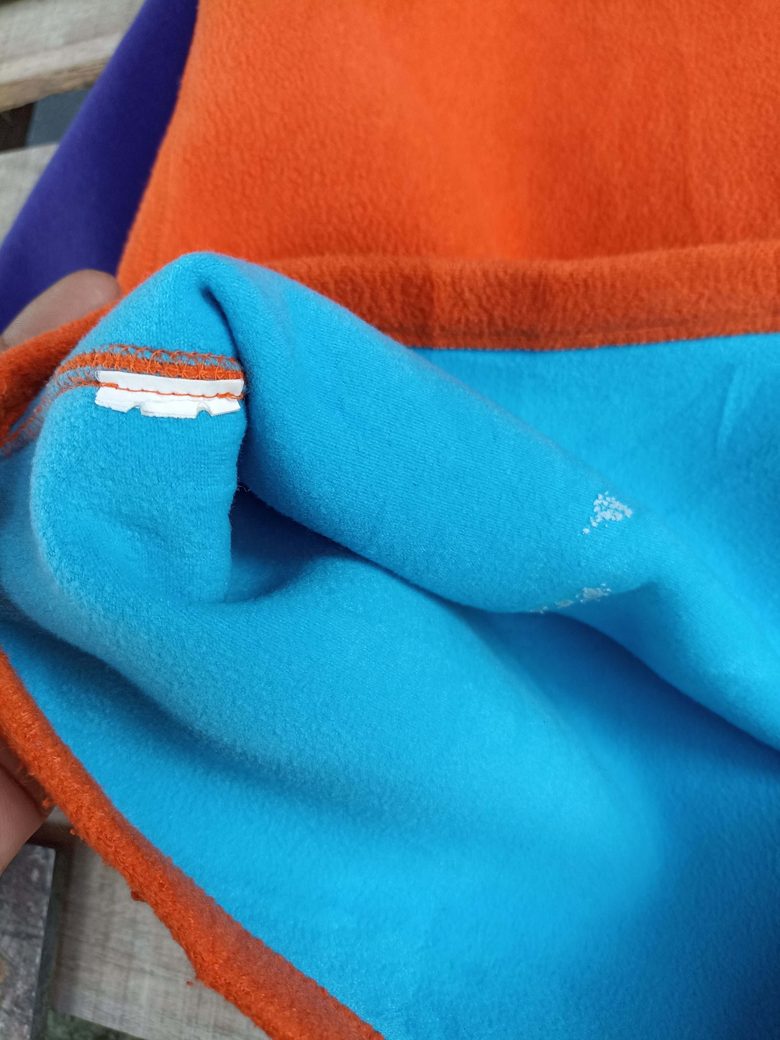 Japanese Brand Power of the people fleece sweatshirt 2 tone Size US S / EU 44-46 / 1 - 5 Thumbnail
