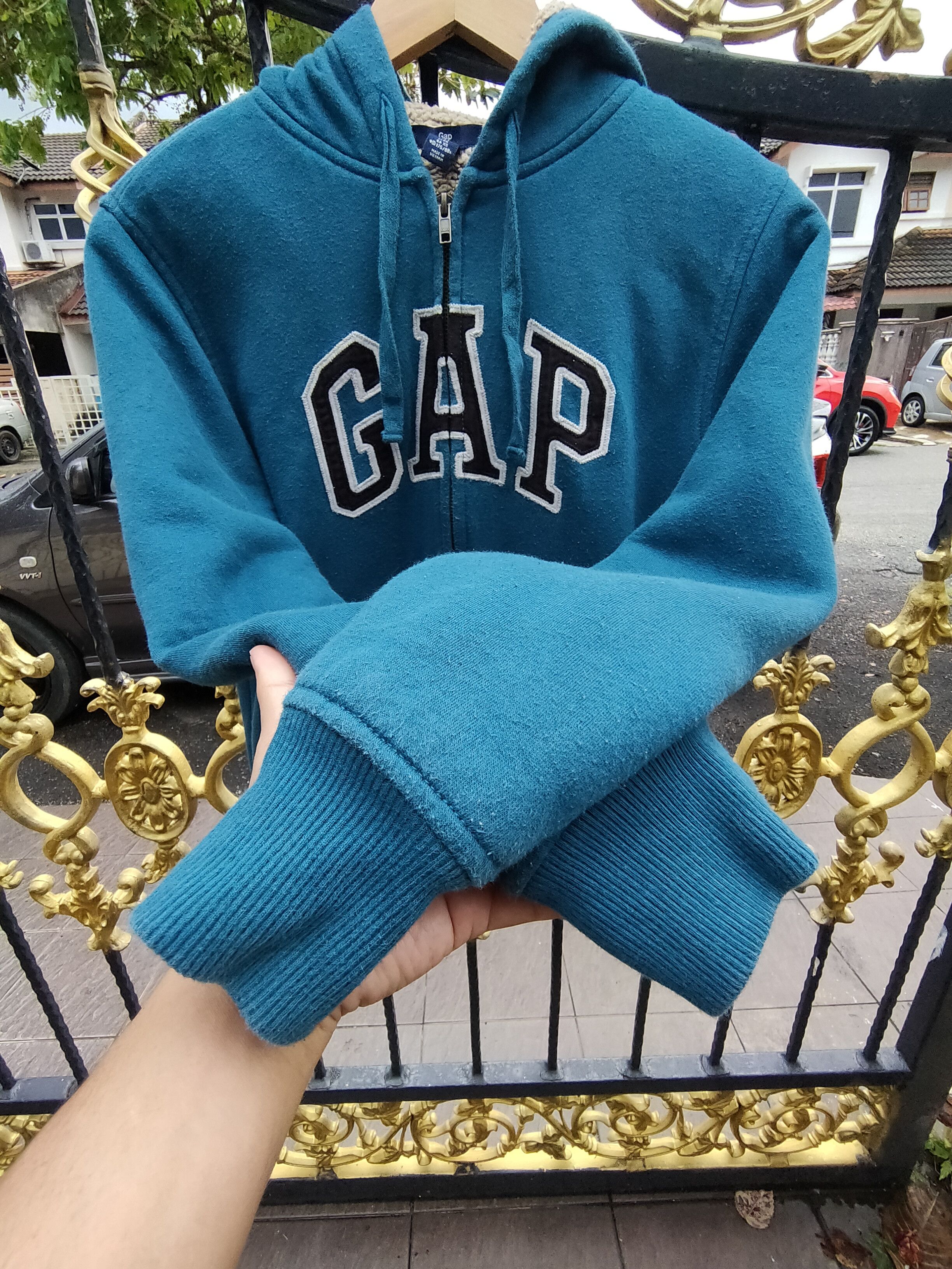 Gap × Vintage Vintage Gap Fleece Zipup Hoodie Sweatshirt Size US XS / EU 42 / 0 - 5 Thumbnail