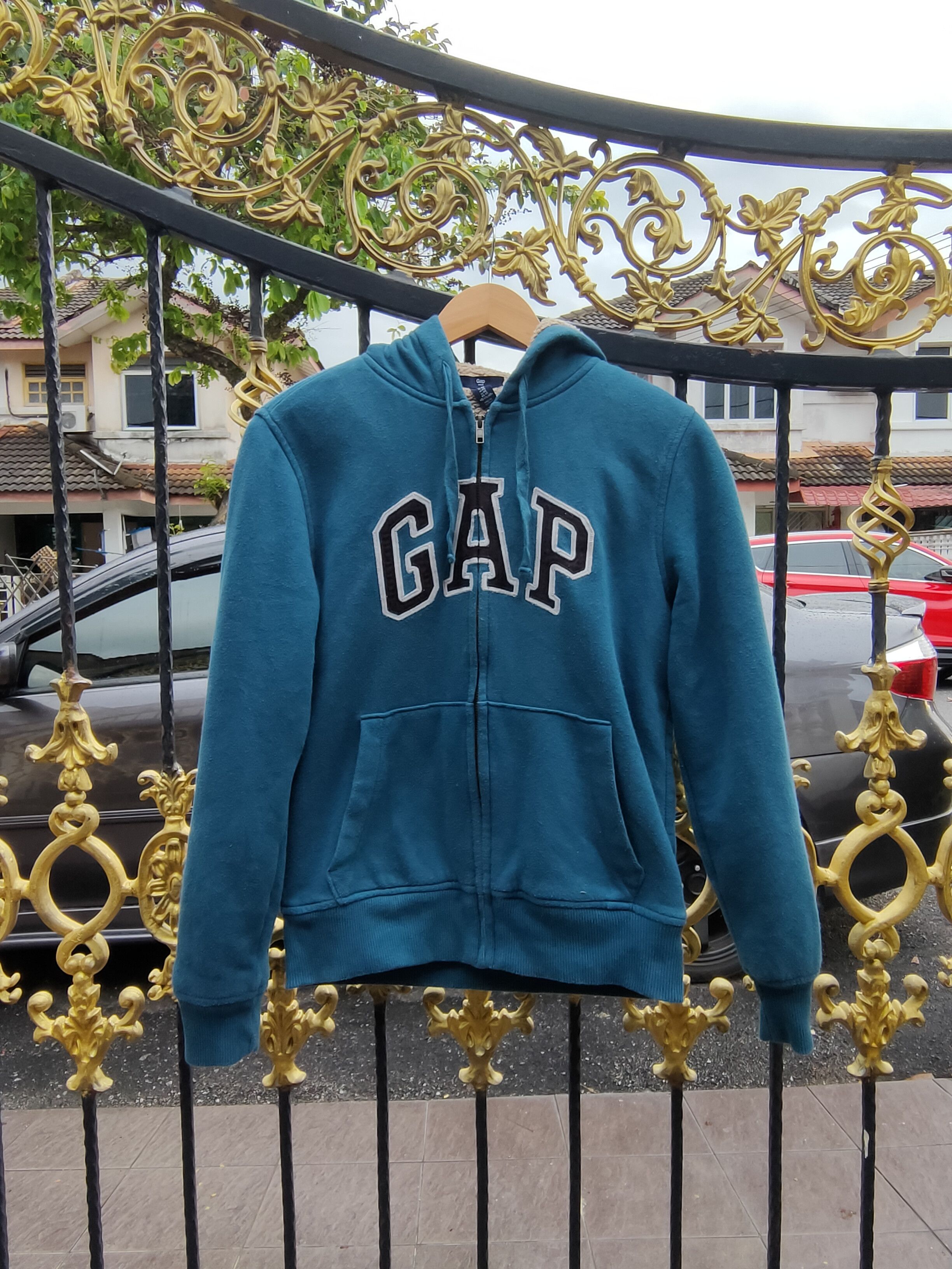 Gap × Vintage Vintage Gap Fleece Zipup Hoodie Sweatshirt Size US XS / EU 42 / 0 - 1 Thumbnail