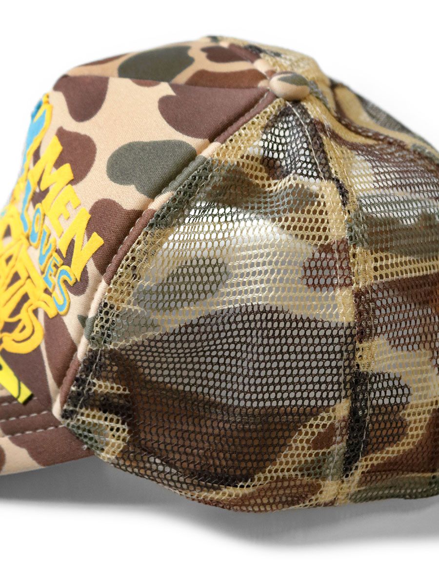 Kapital Kountry Kapital KOUNTRY Pop Up Exclusive DENIM MEN LOVES CATS CAP Size ONE SIZE - 4 Thumbnail