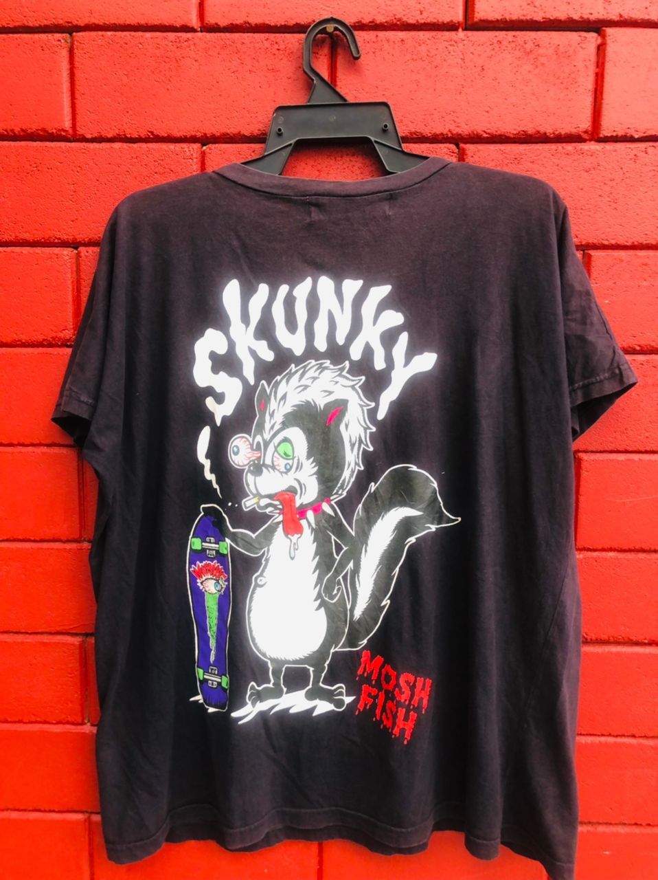 Vintage Skunky Skatebording Designer Fashion Style Shirt