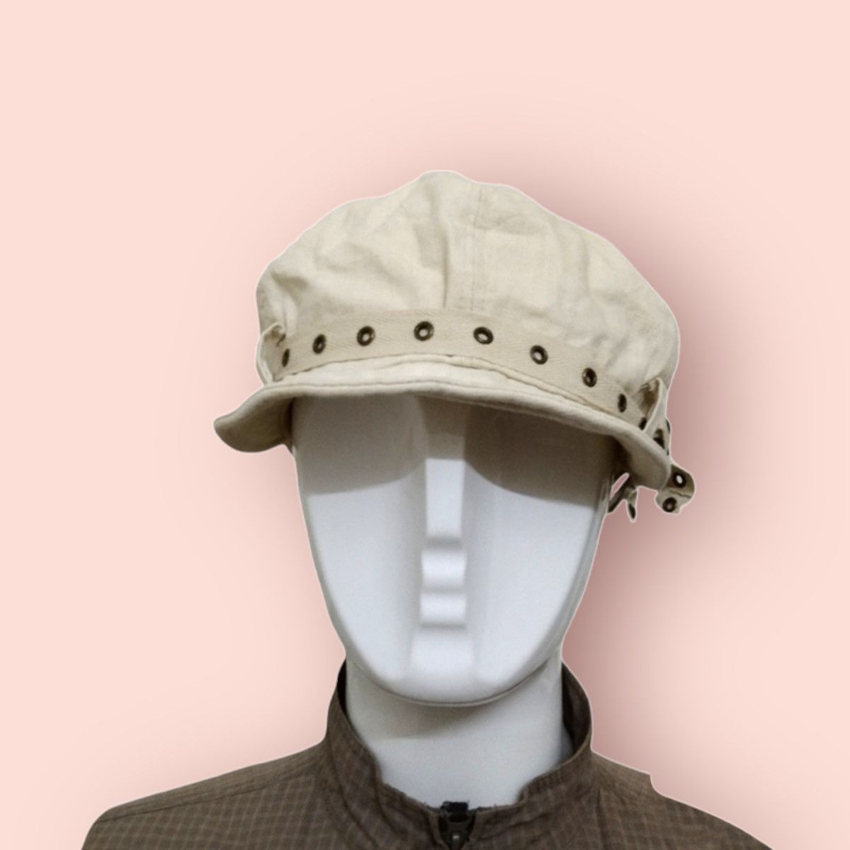 Vintage VINTAGE RARE DESIGN BELTED BIKERS GATSBY HAT Size ONE SIZE - 6 Thumbnail