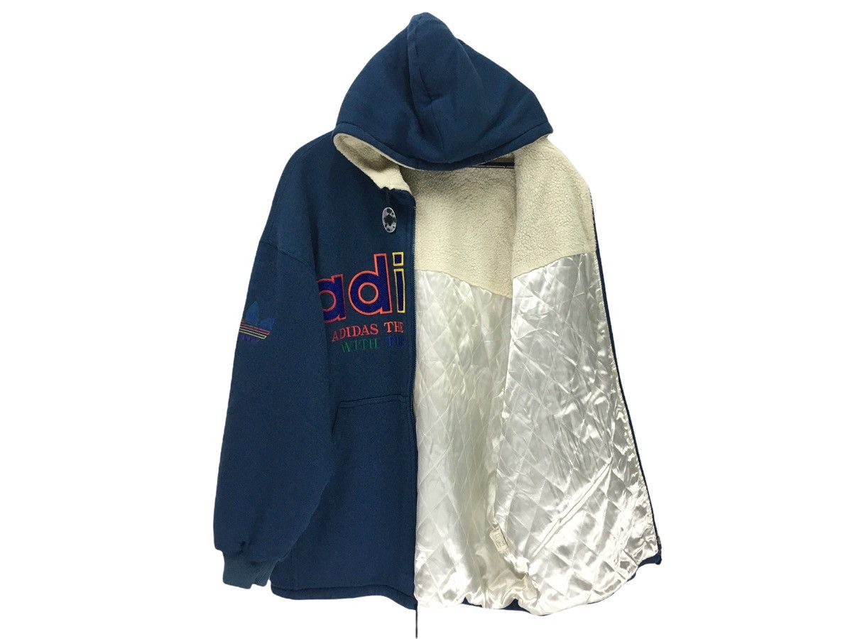Adidas Vintage Adidas Big Logo Multicolour Zipper Hoddie Jacket Size US XL / EU 56 / 4 - 10 Thumbnail