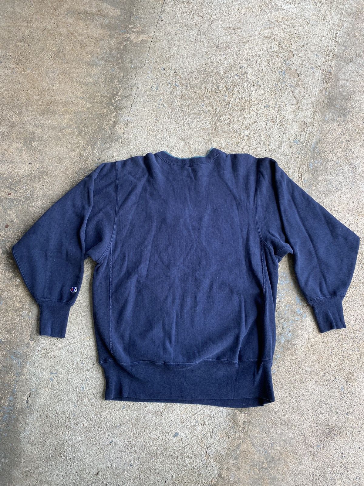 Champion × Vintage Vintage 90’s Champion Reverse Weave Spell Out Sweatshirt Size US XL / EU 56 / 4 - 6 Thumbnail
