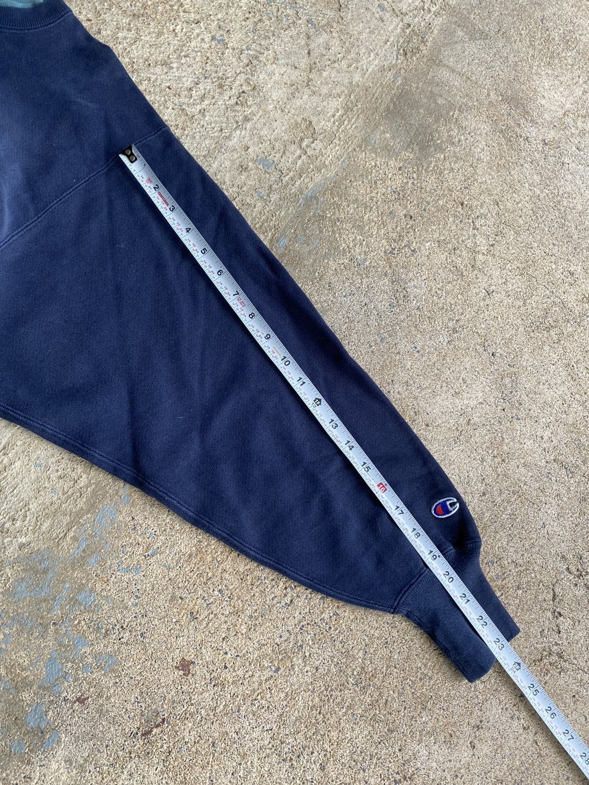 Champion × Vintage Vintage 90’s Champion Reverse Weave Spell Out Sweatshirt Size US XL / EU 56 / 4 - 9 Thumbnail