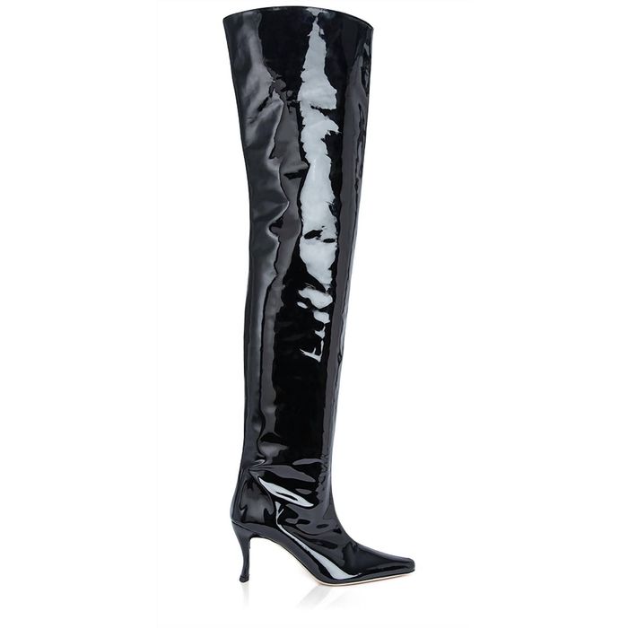 By Far Stevie 99 Patent Leather Boots In Black | Grailed