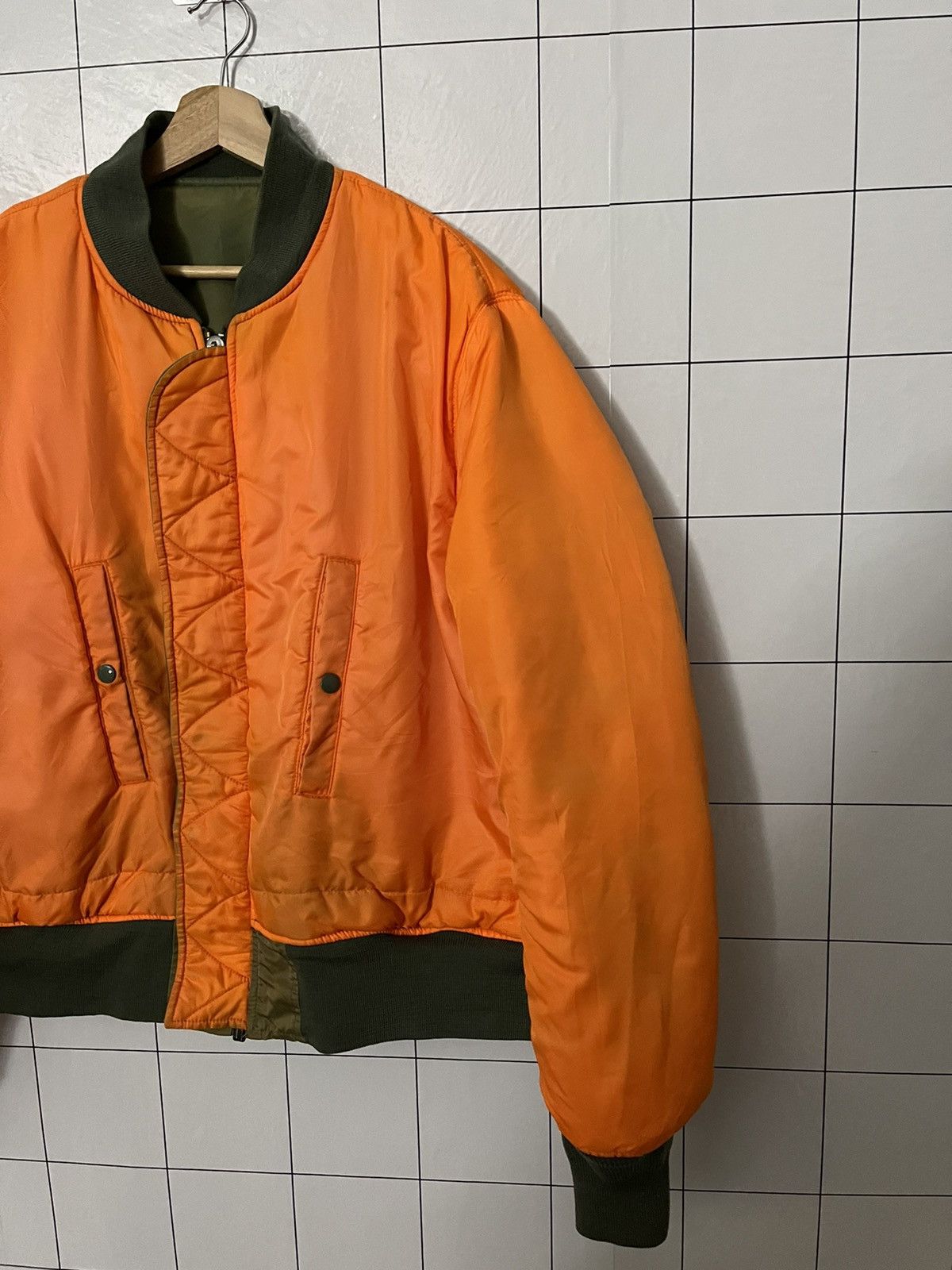 Alpha Industries × Vintage Vintage Alpha Industries Kanye Style Bomber Jacket Size US XL / EU 56 / 4 - 14 Thumbnail