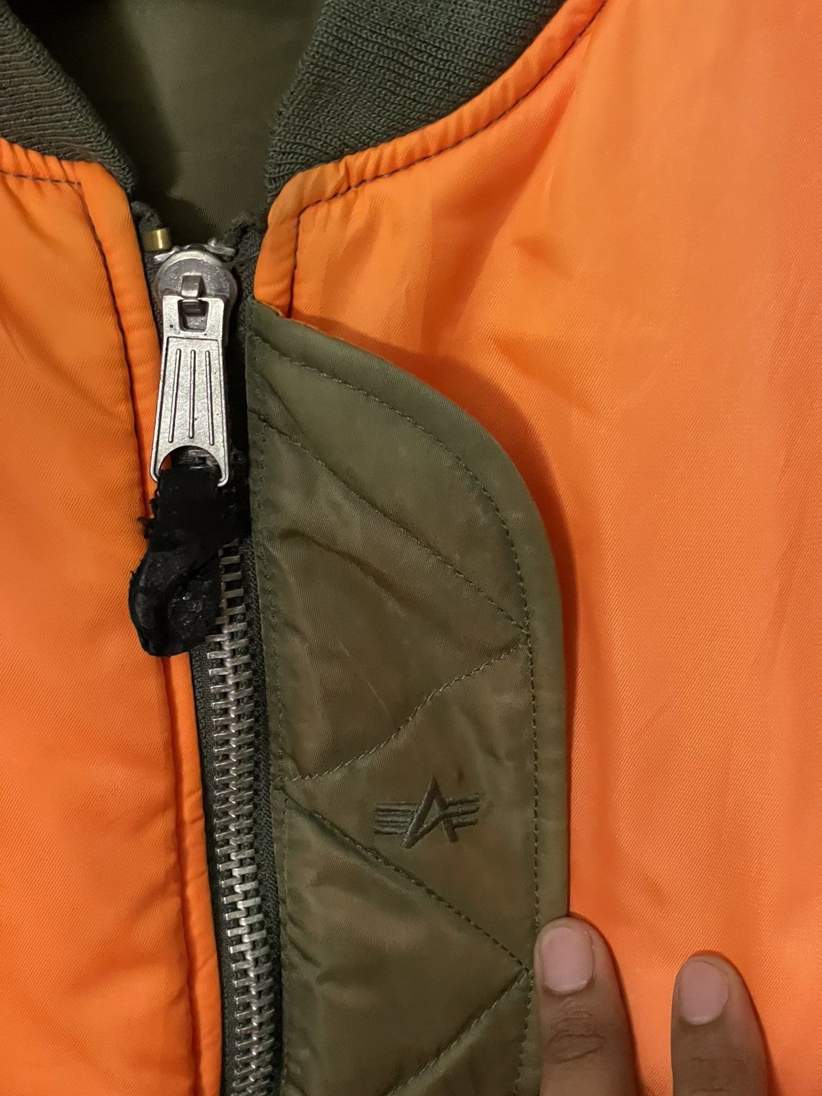 Alpha Industries × Vintage Vintage Alpha Industries Kanye Style Bomber Jacket Size US XL / EU 56 / 4 - 18 Thumbnail