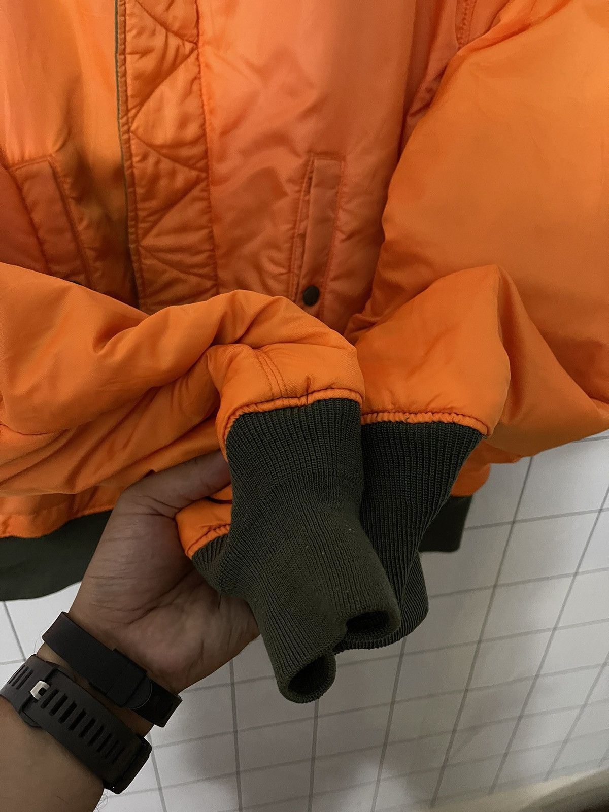 Alpha Industries × Vintage Vintage Alpha Industries Kanye Style Bomber Jacket Size US XL / EU 56 / 4 - 19 Thumbnail