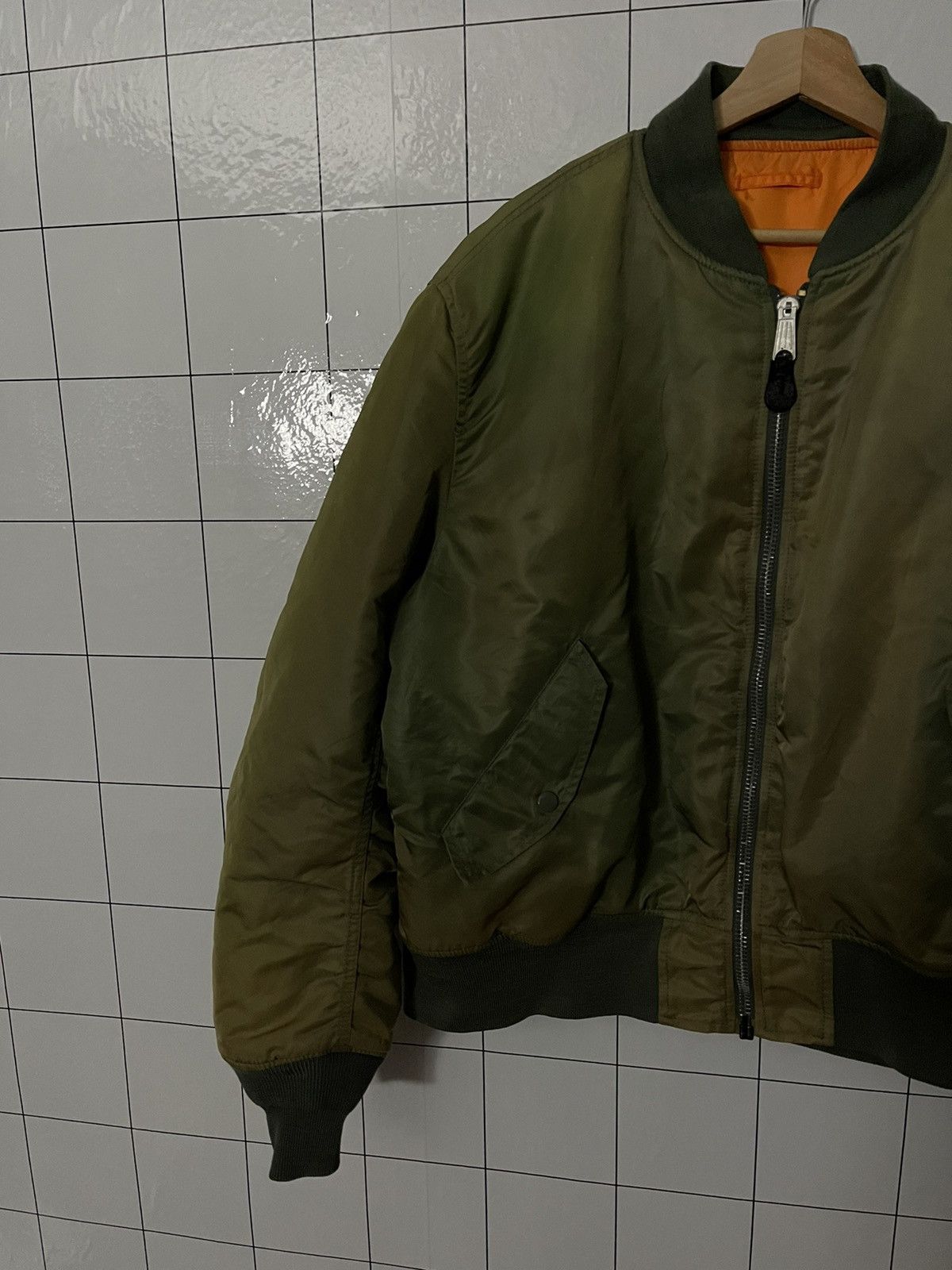 Alpha Industries × Vintage Vintage Alpha Industries Kanye Style Bomber Jacket Size US XL / EU 56 / 4 - 3 Thumbnail