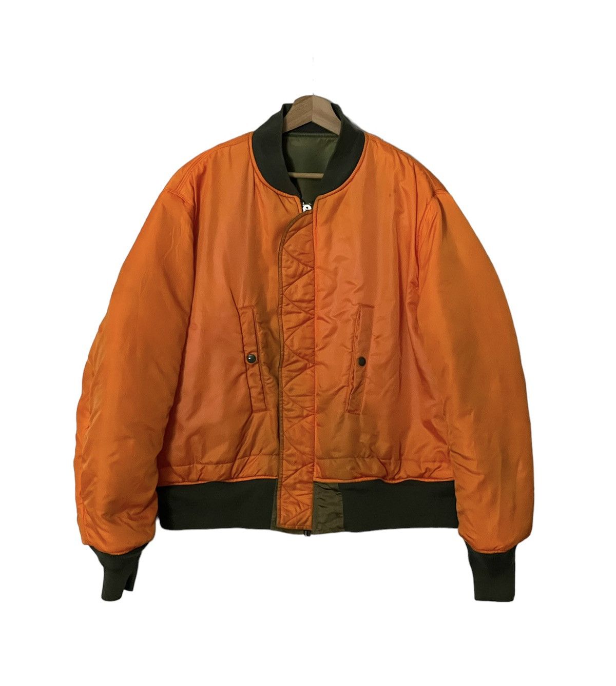 Alpha Industries × Vintage Vintage Alpha Industries Kanye Style Bomber Jacket Size US XL / EU 56 / 4 - 13 Thumbnail