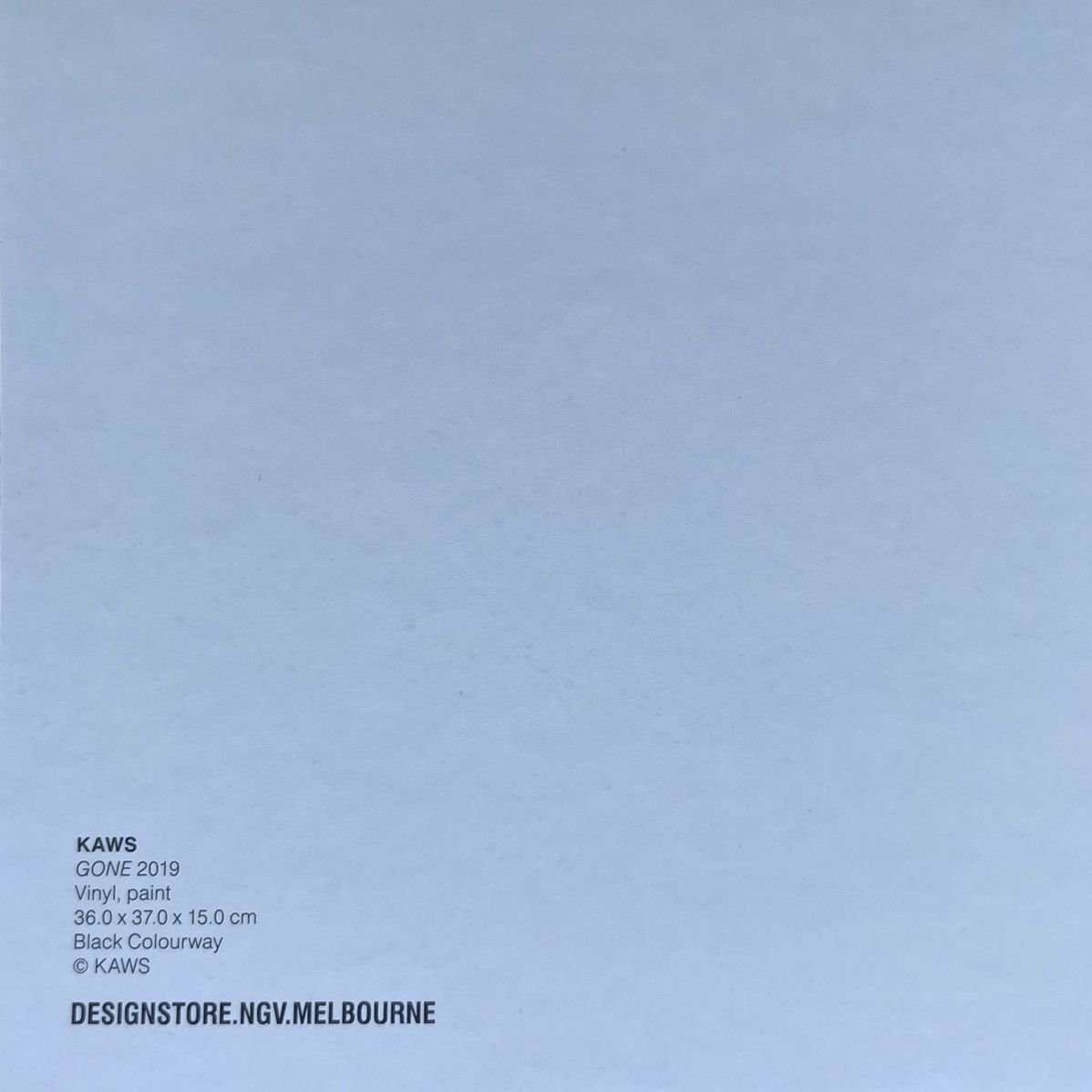 Kaws Kaws GONE Vinyl Figure Poster Size ONE SIZE - 2 Thumbnail