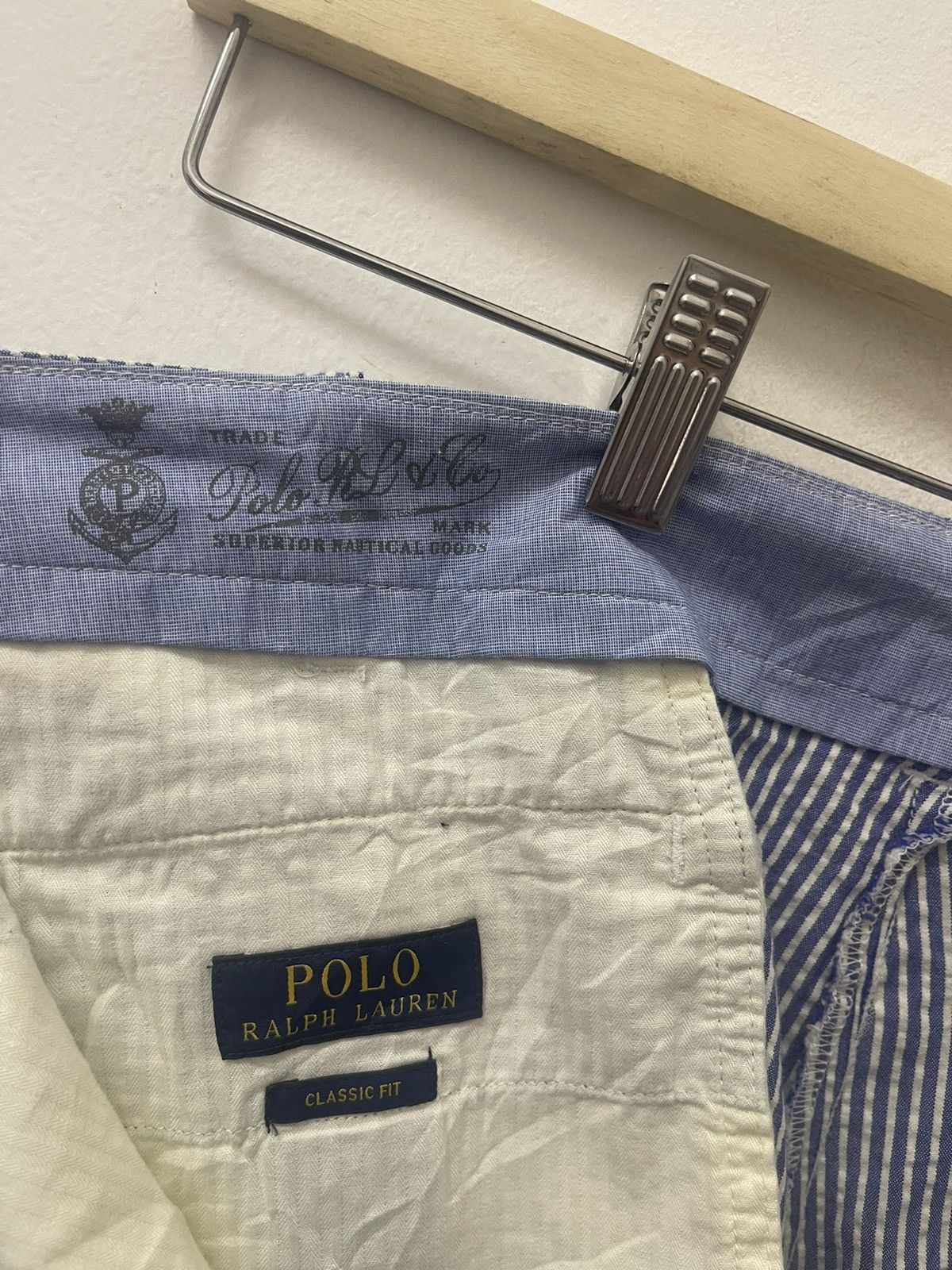 Polo Ralph Lauren Rare Vintage POLO RALPH LAUREN Full Flag Talon Zipper Size US 36 / EU 52 - 5 Thumbnail