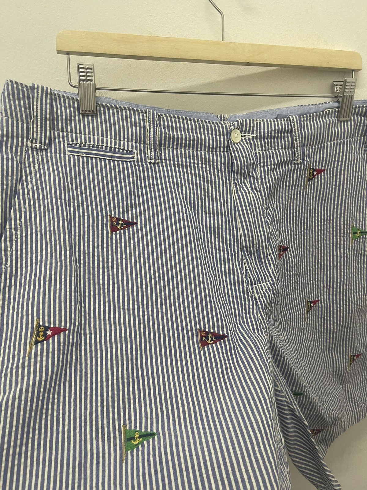 Polo Ralph Lauren Rare Vintage POLO RALPH LAUREN Full Flag Talon Zipper Size US 36 / EU 52 - 2 Thumbnail