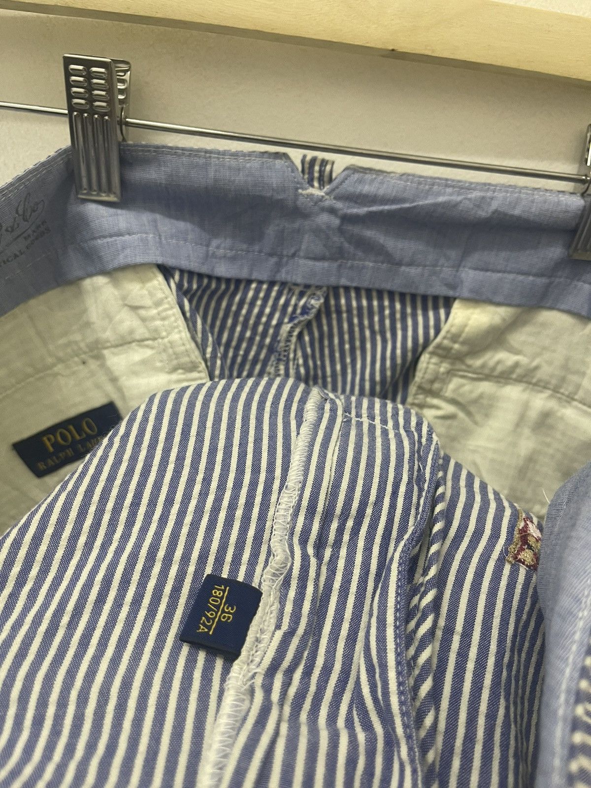 Polo Ralph Lauren Rare Vintage POLO RALPH LAUREN Full Flag Talon Zipper Size US 36 / EU 52 - 7 Thumbnail