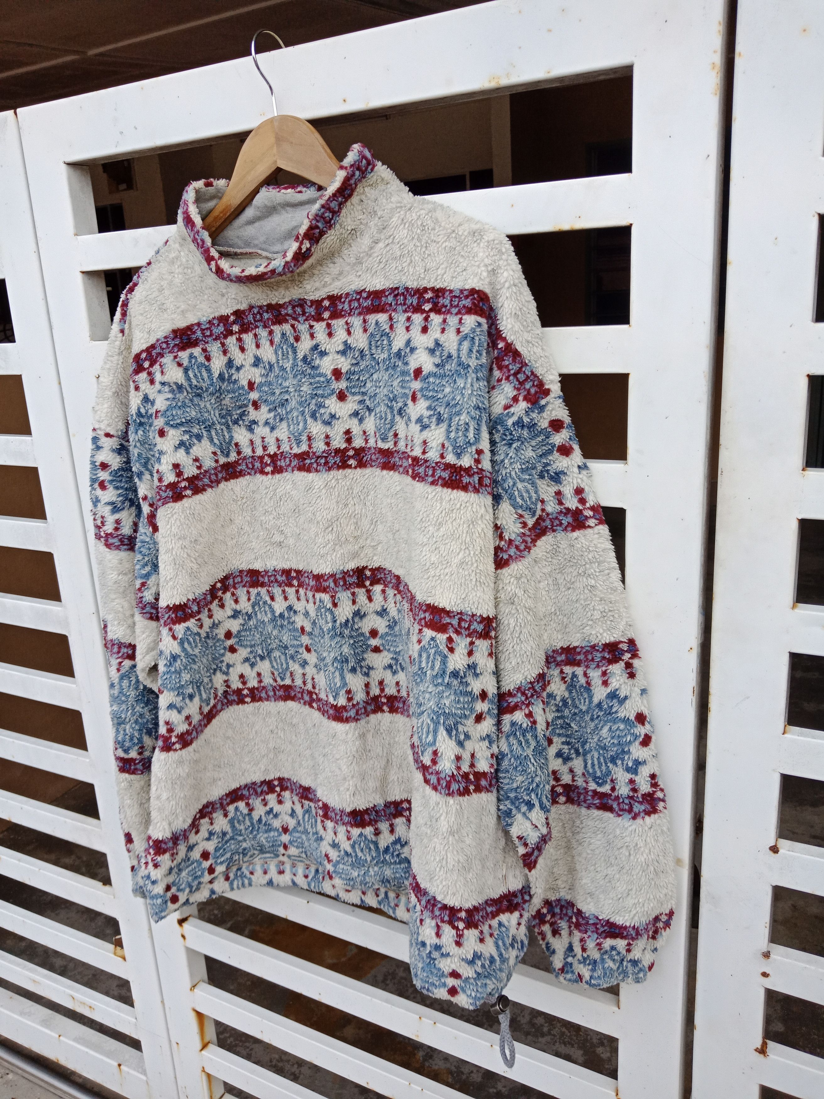 Ellesse × Japanese Brand Ellesse Floral Fleece Sweater Size US L / EU 52-54 / 3 - 4 Thumbnail