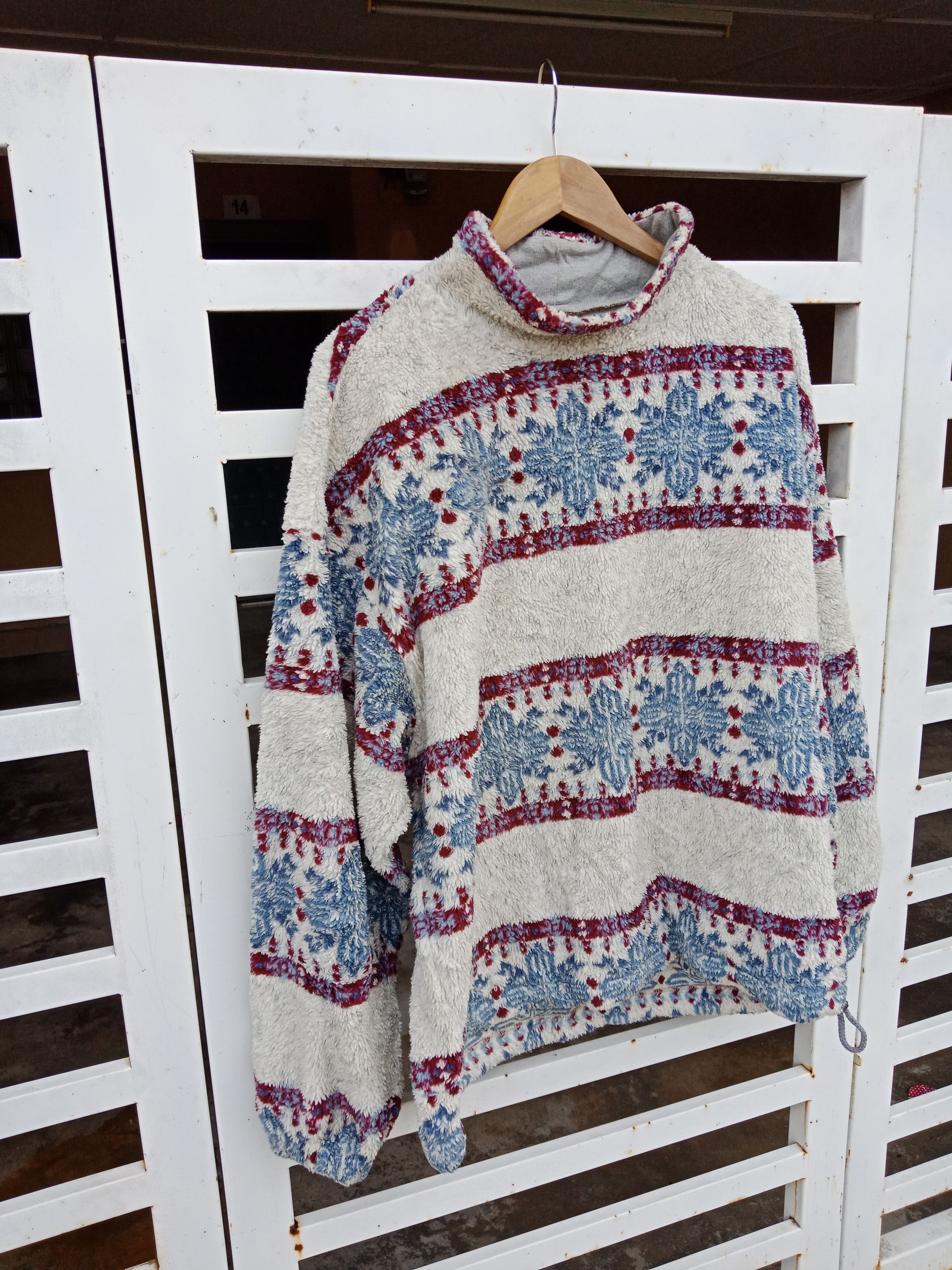 Ellesse × Japanese Brand Ellesse Floral Fleece Sweater Size US L / EU 52-54 / 3 - 3 Thumbnail