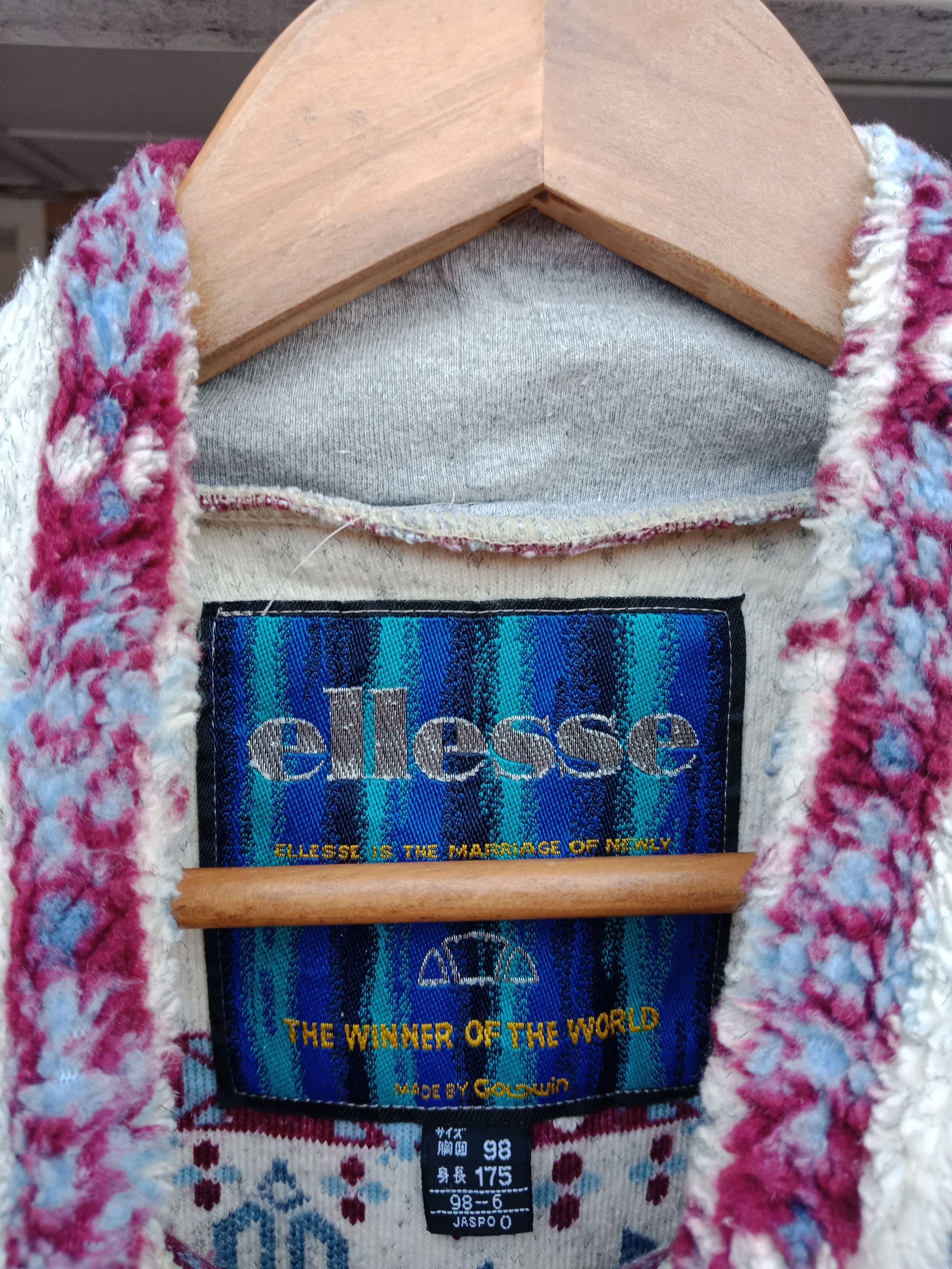 Ellesse × Japanese Brand Ellesse Floral Fleece Sweater Size US L / EU 52-54 / 3 - 6 Thumbnail