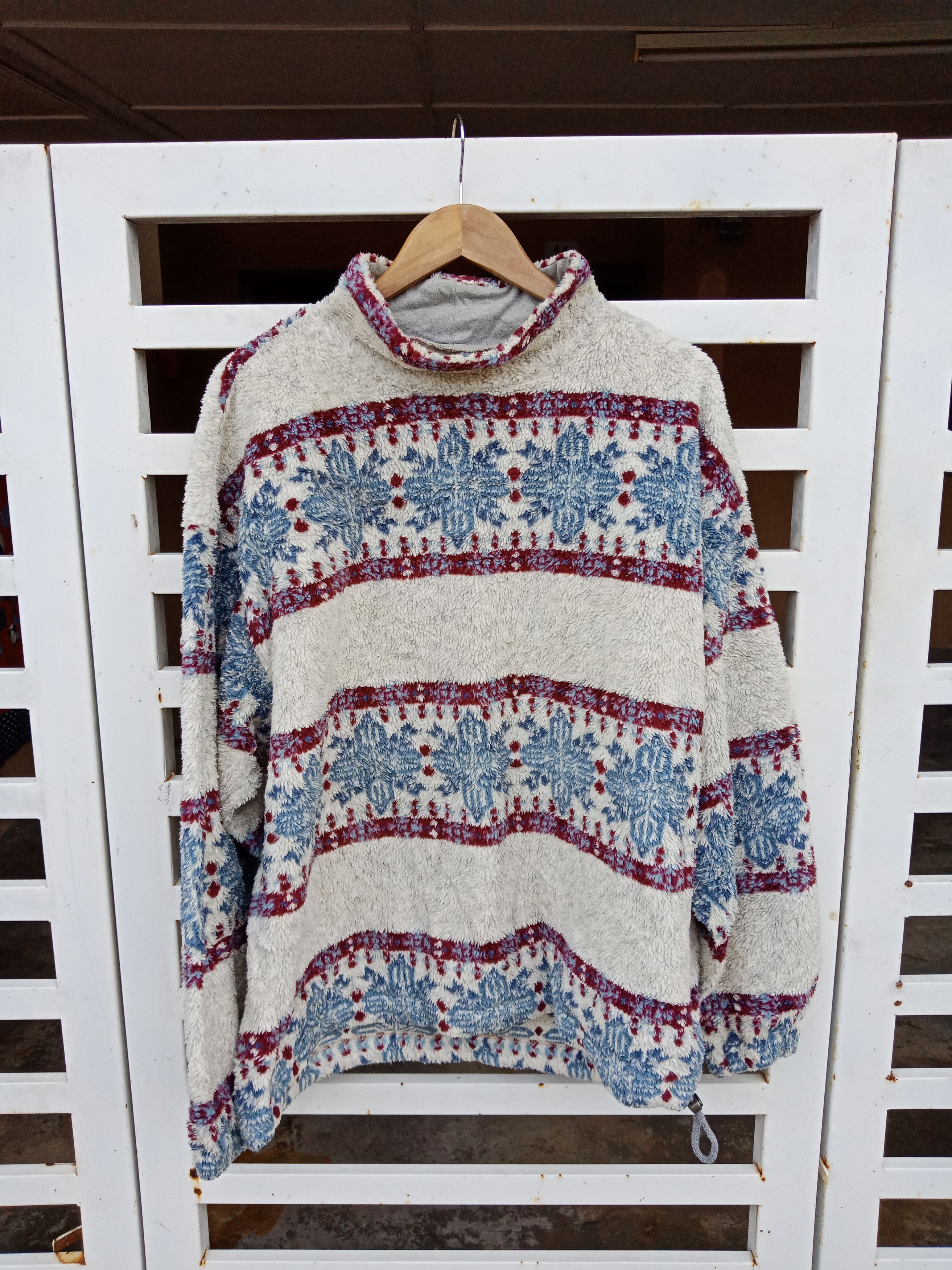 Ellesse × Japanese Brand Ellesse Floral Fleece Sweater Size US L / EU 52-54 / 3 - 1 Thumbnail
