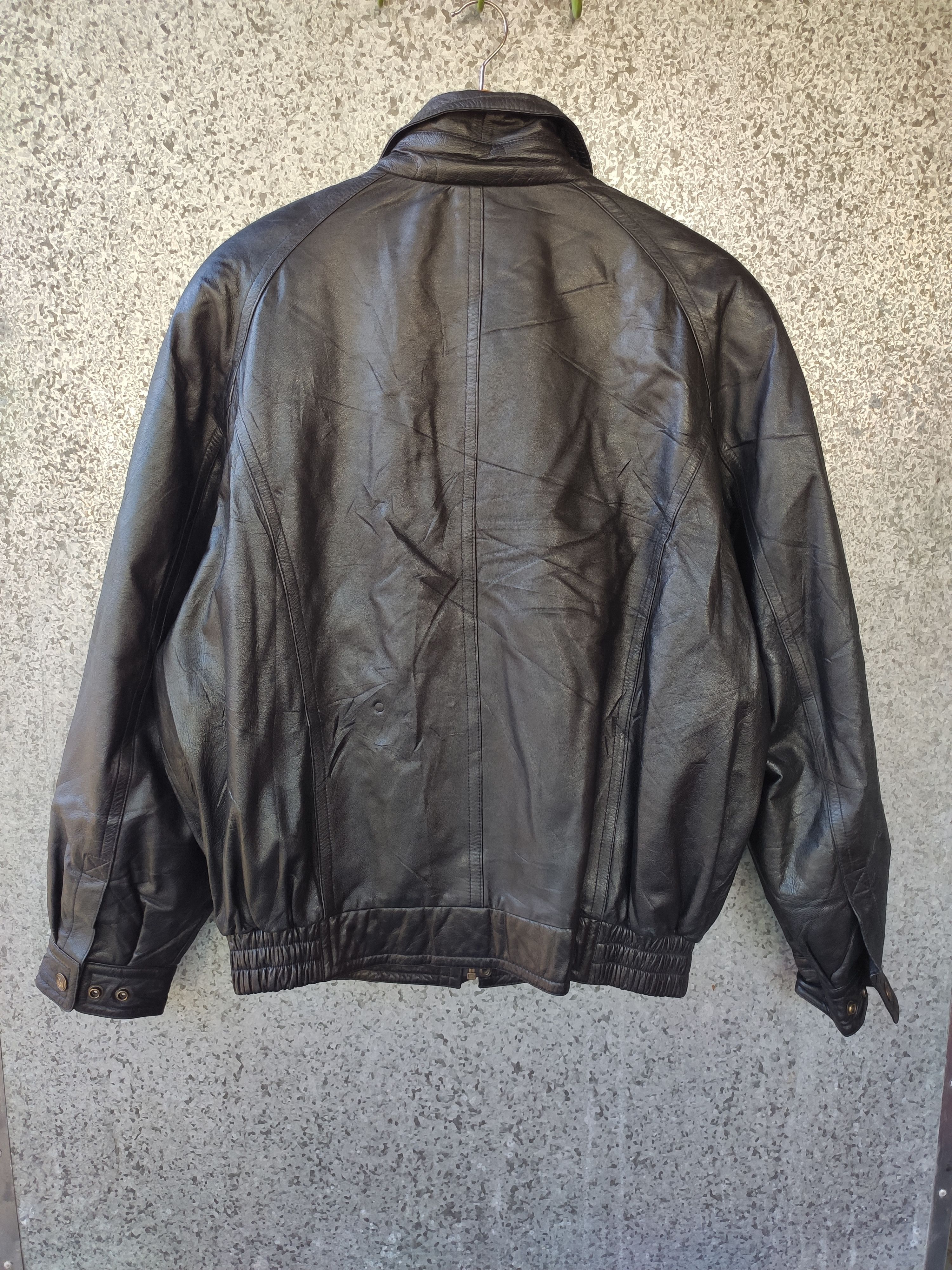 Japanese Brand Big Piner leather jacket Size US L / EU 52-54 / 3 - 2 Thumbnail