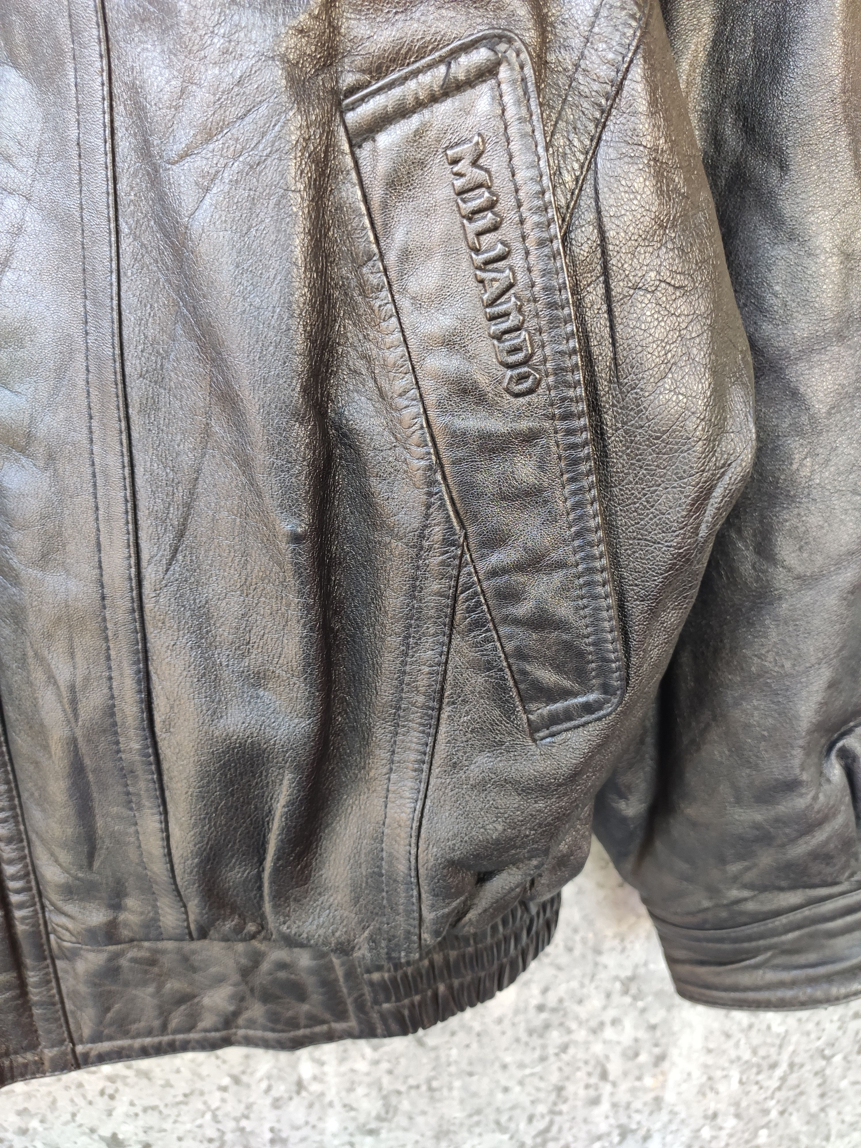 Japanese Brand Big Piner leather jacket Size US L / EU 52-54 / 3 - 4 Thumbnail