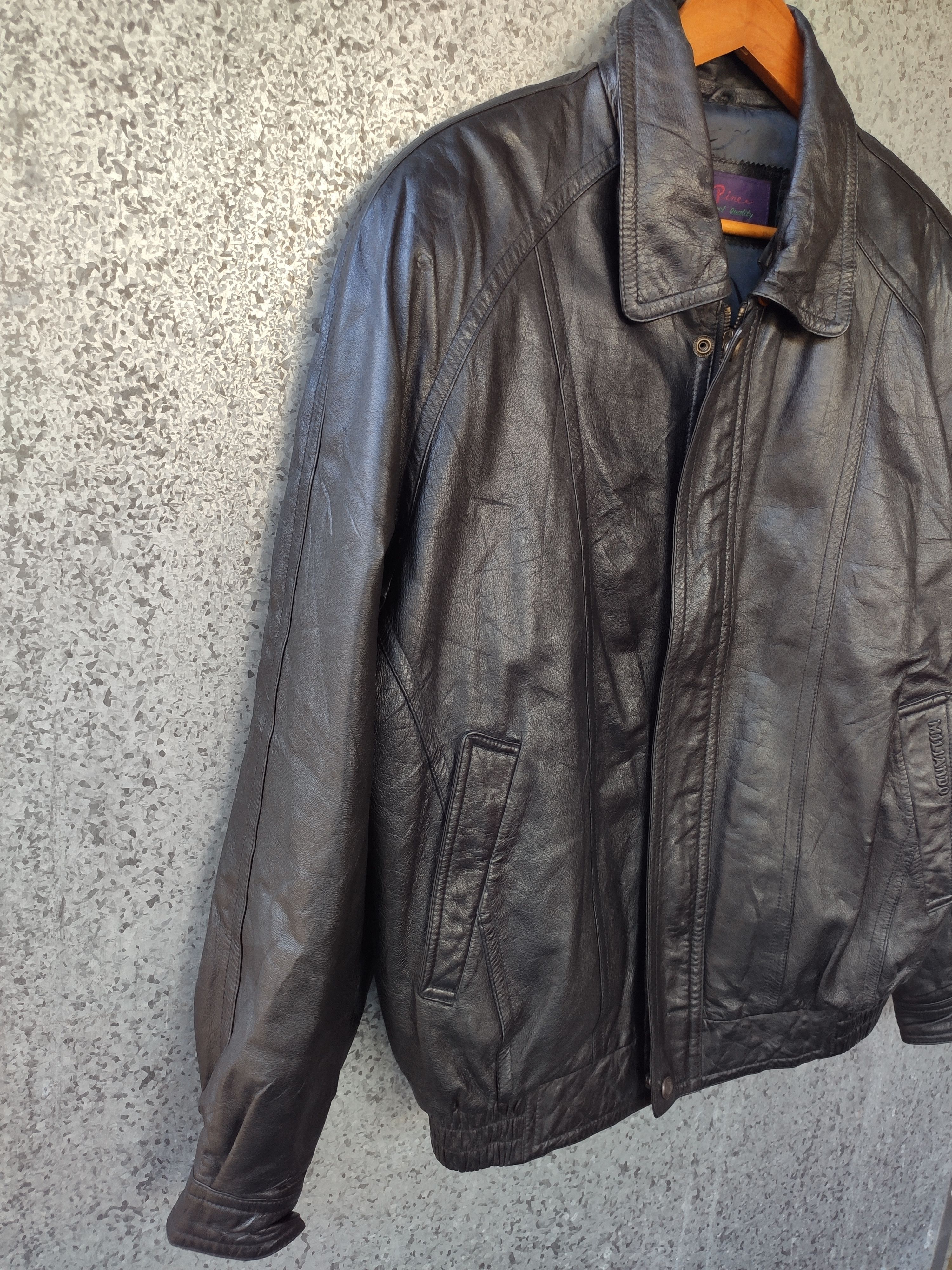 Japanese Brand Big Piner leather jacket Size US L / EU 52-54 / 3 - 3 Thumbnail