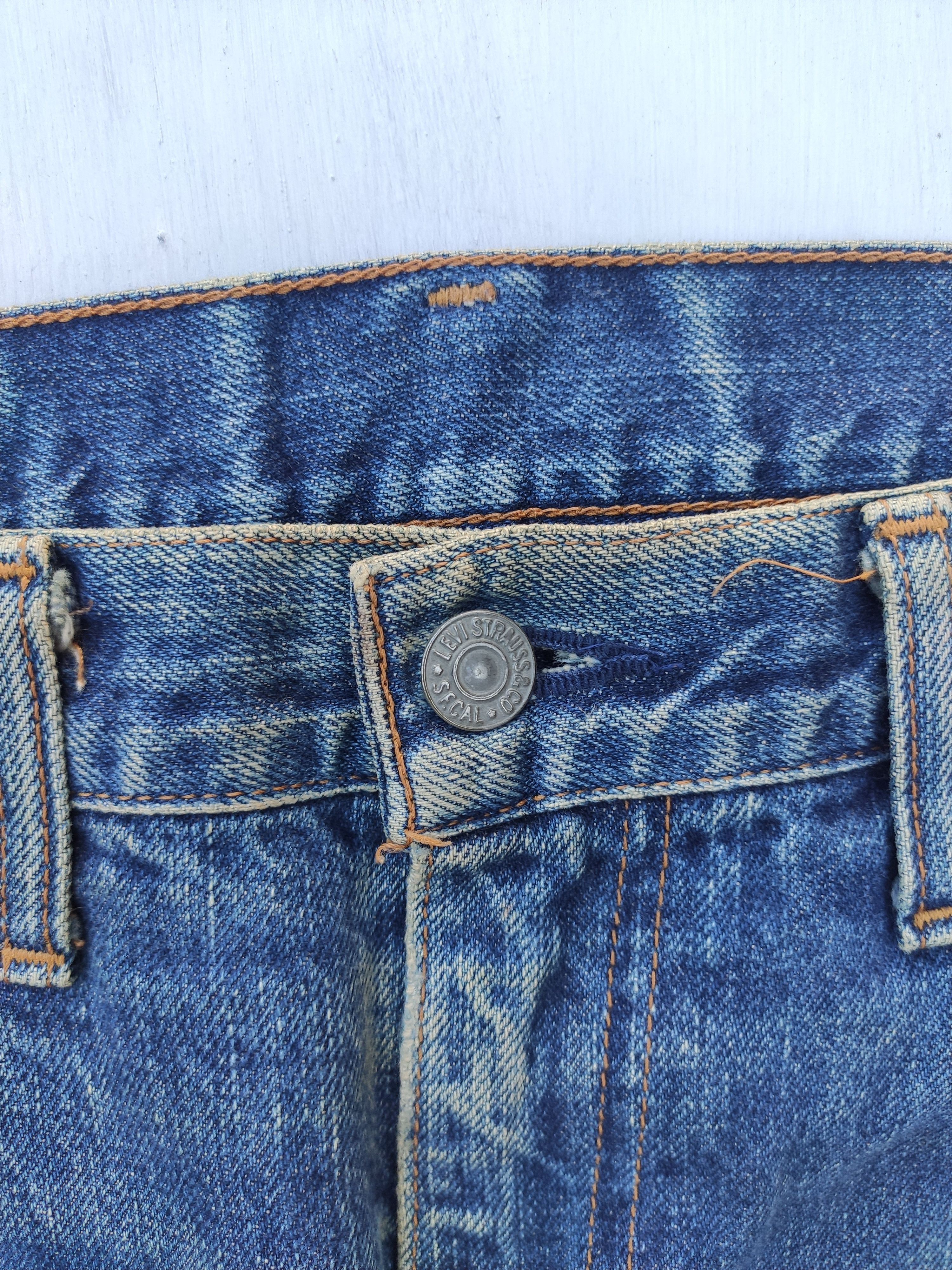 Levi's Vintage Levis 502 Selvedge big Capital E jeans big E Size US 31 - 5 Thumbnail