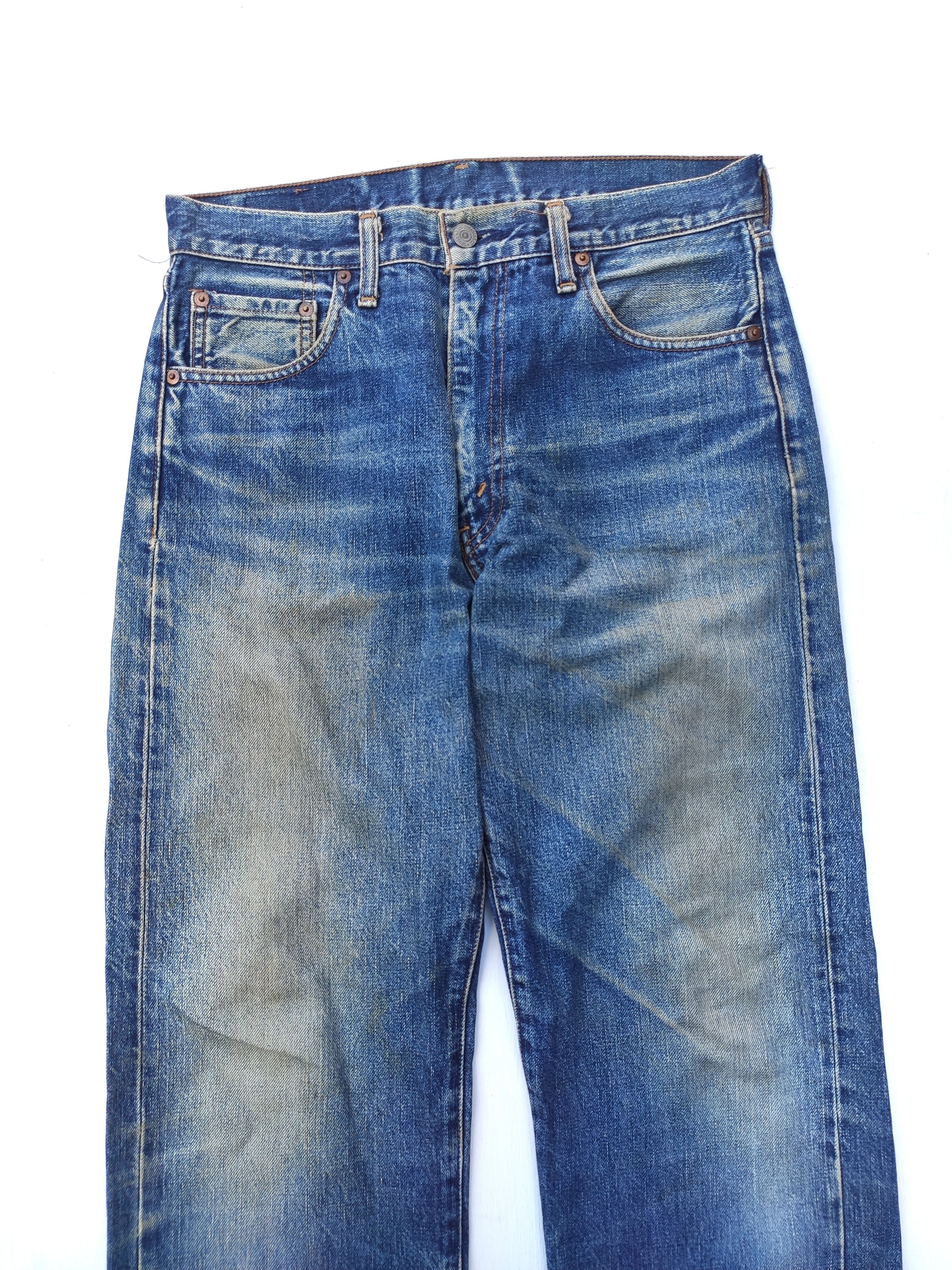 Levi's Vintage Levis 502 Selvedge big Capital E jeans big E Size US 31 - 2 Thumbnail