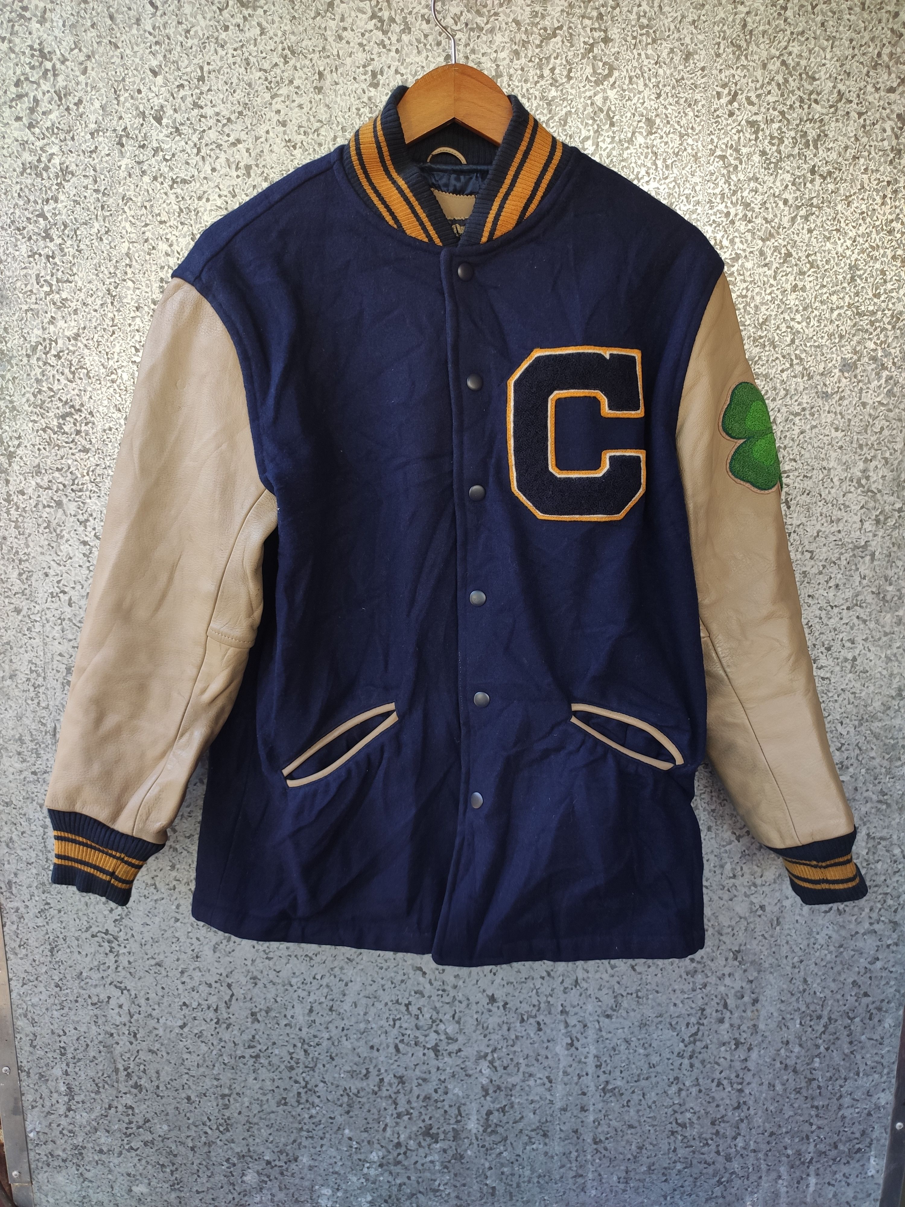 NBA Vintage 90s Clovers Varsity Jacket Boston Celtics Size US M / EU 48-50 / 2 - 3 Thumbnail