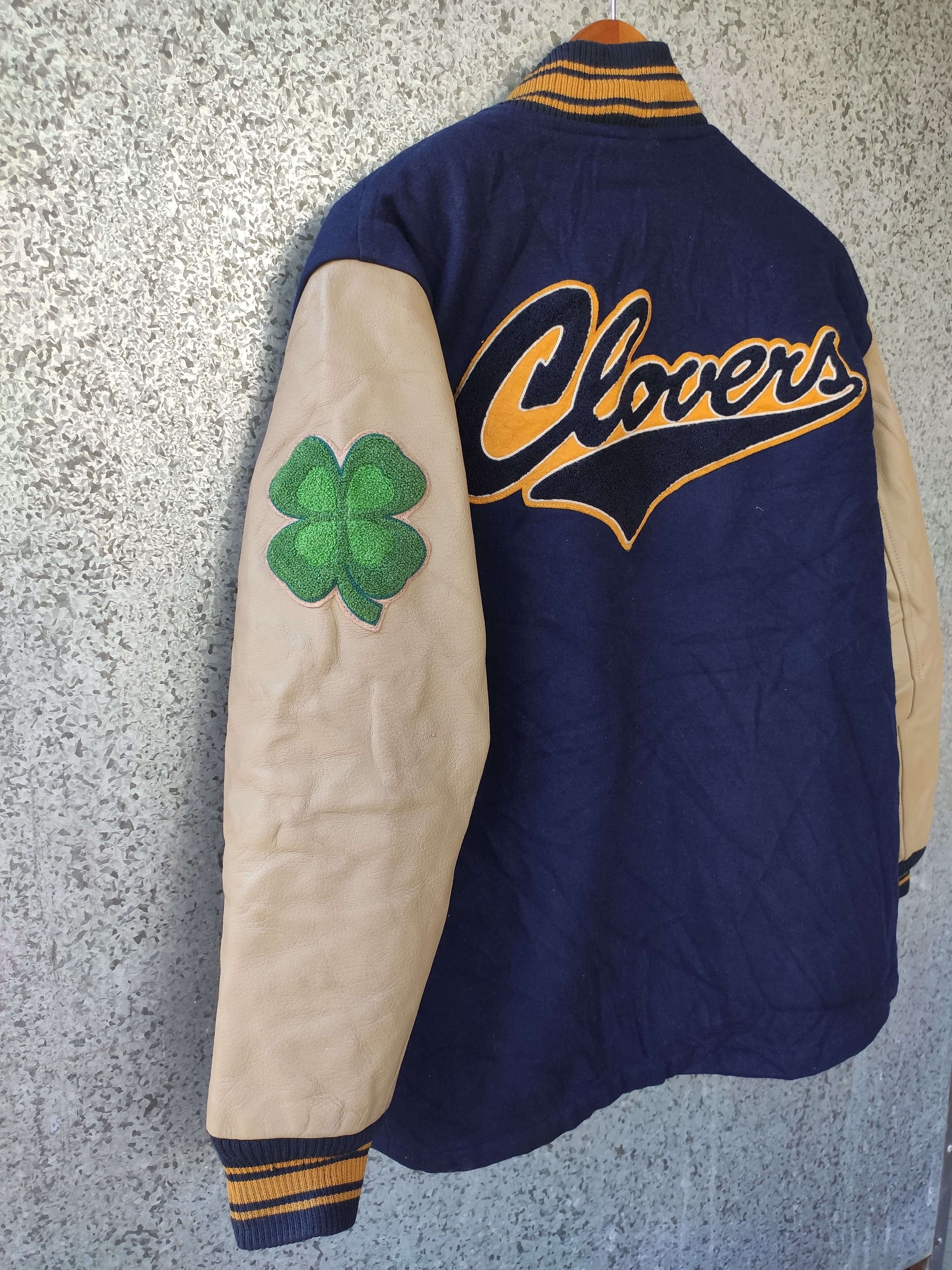 NBA Vintage 90s Clovers Varsity Jacket Boston Celtics Size US M / EU 48-50 / 2 - 2 Thumbnail