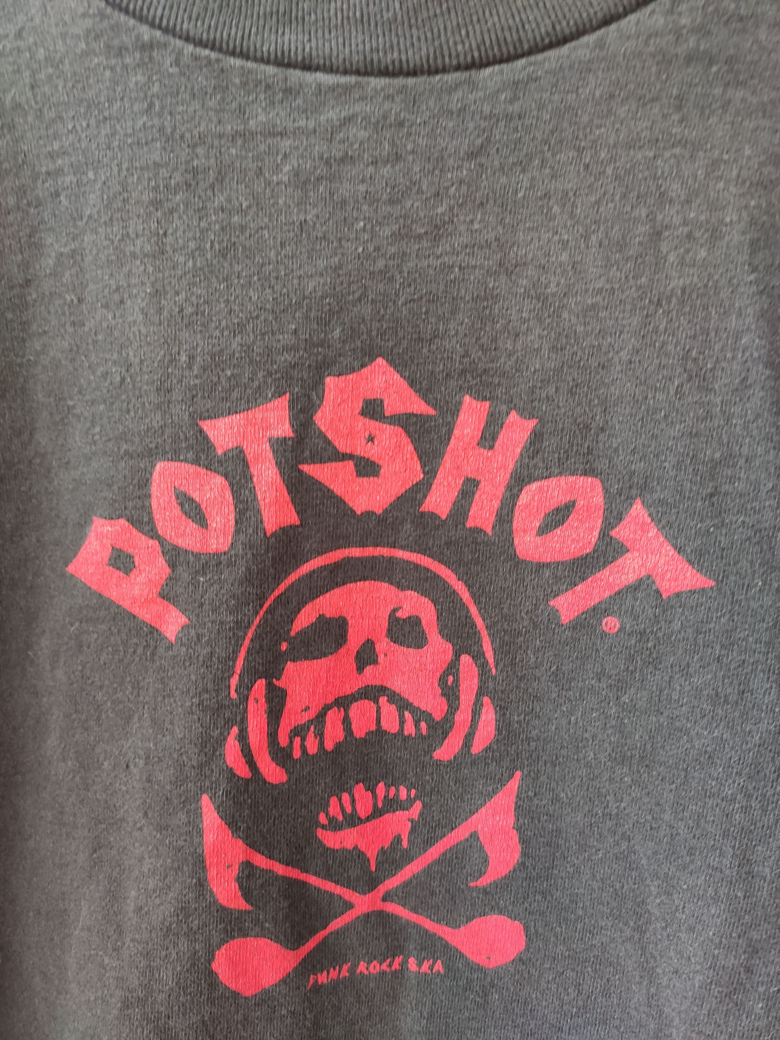 Band Tees 🔥 Vtg 90s Vintage PotShot t shirt Japan Ska Punk Rock tee Size US L / EU 52-54 / 3 - 5 Thumbnail