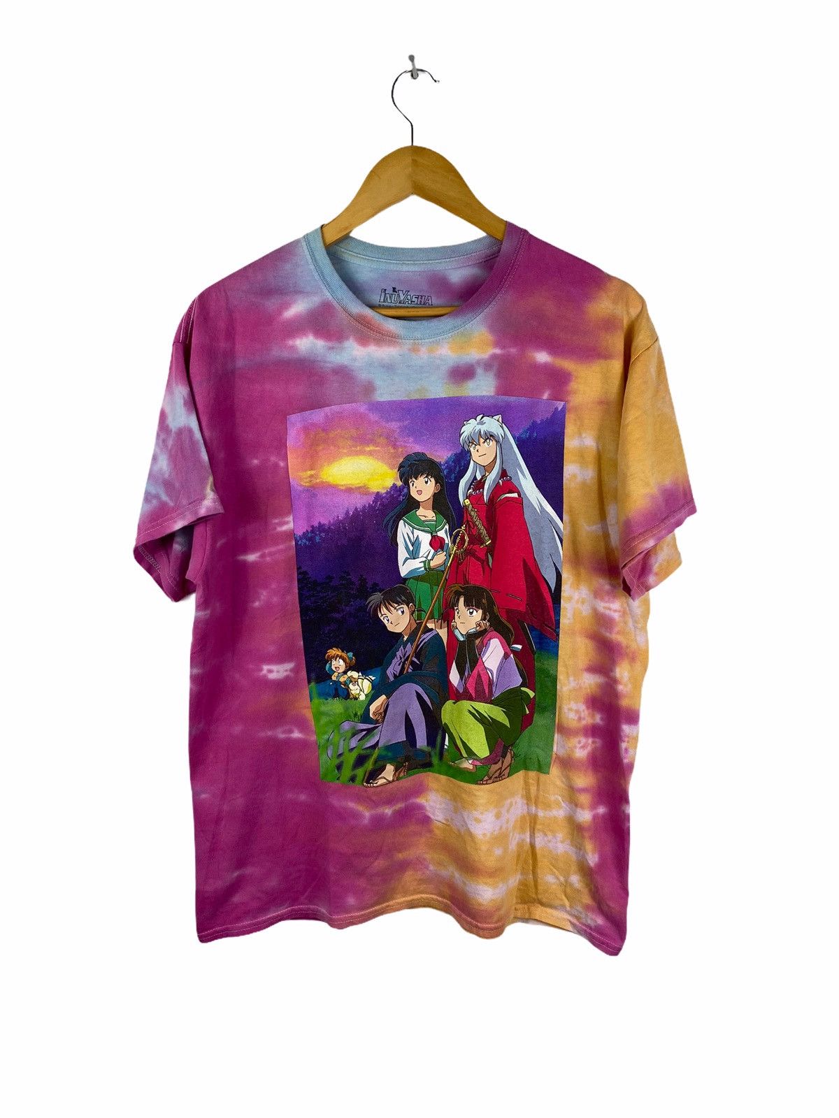 Cartoon Network Japanese Anime Inuyasha Tie Dye shirt Size US M / EU 48-50 / 2 - 1 Thumbnail