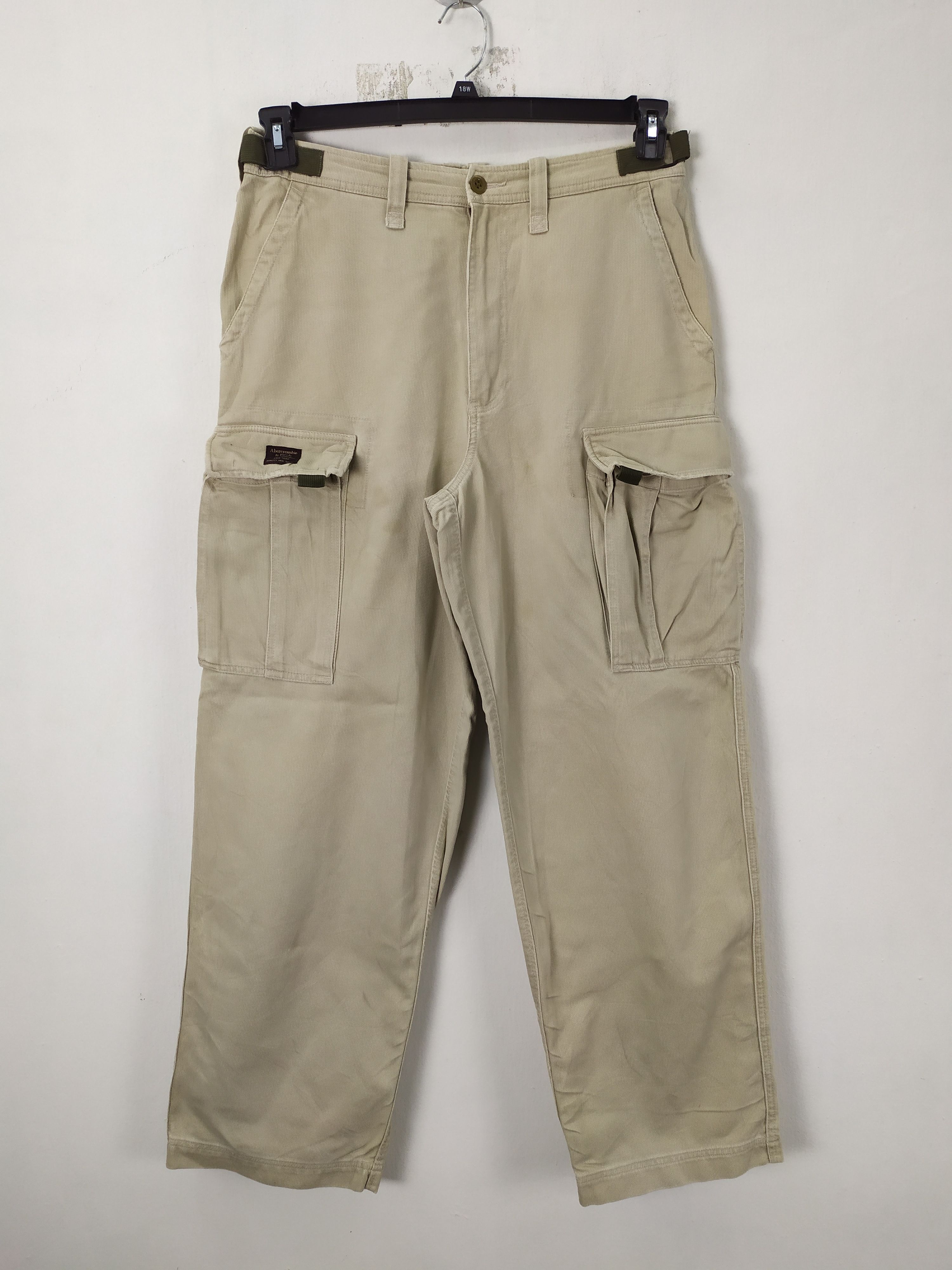 Abercrombie & Fitch VINTAGE BAGGY FADED CARGO PANTS Size US 32 / EU 48 - 1 Thumbnail