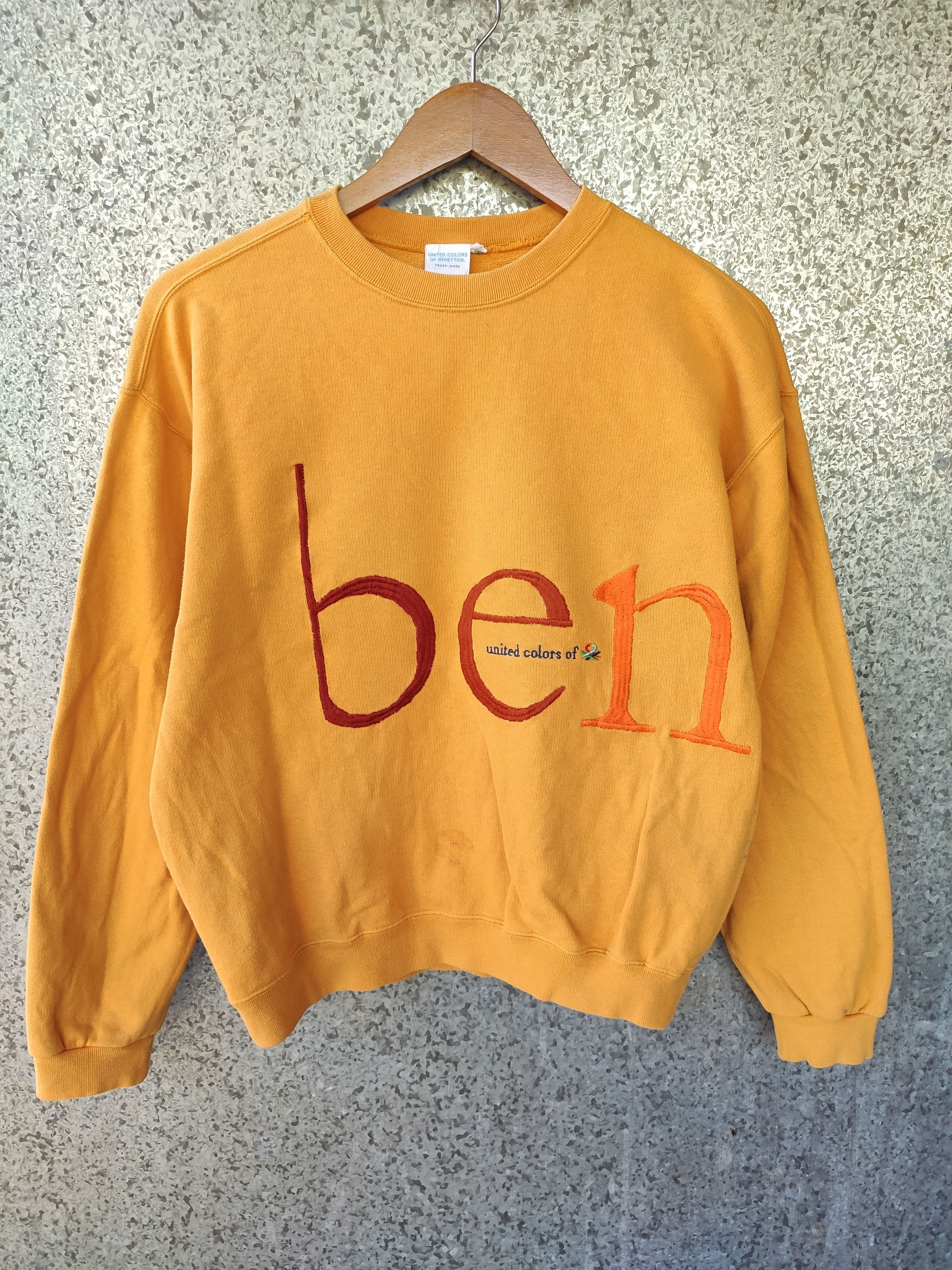 Benetton Vintage 90s Vintage United Colours of Benetton sweatshirt Size US M / EU 48-50 / 2 - 1 Thumbnail