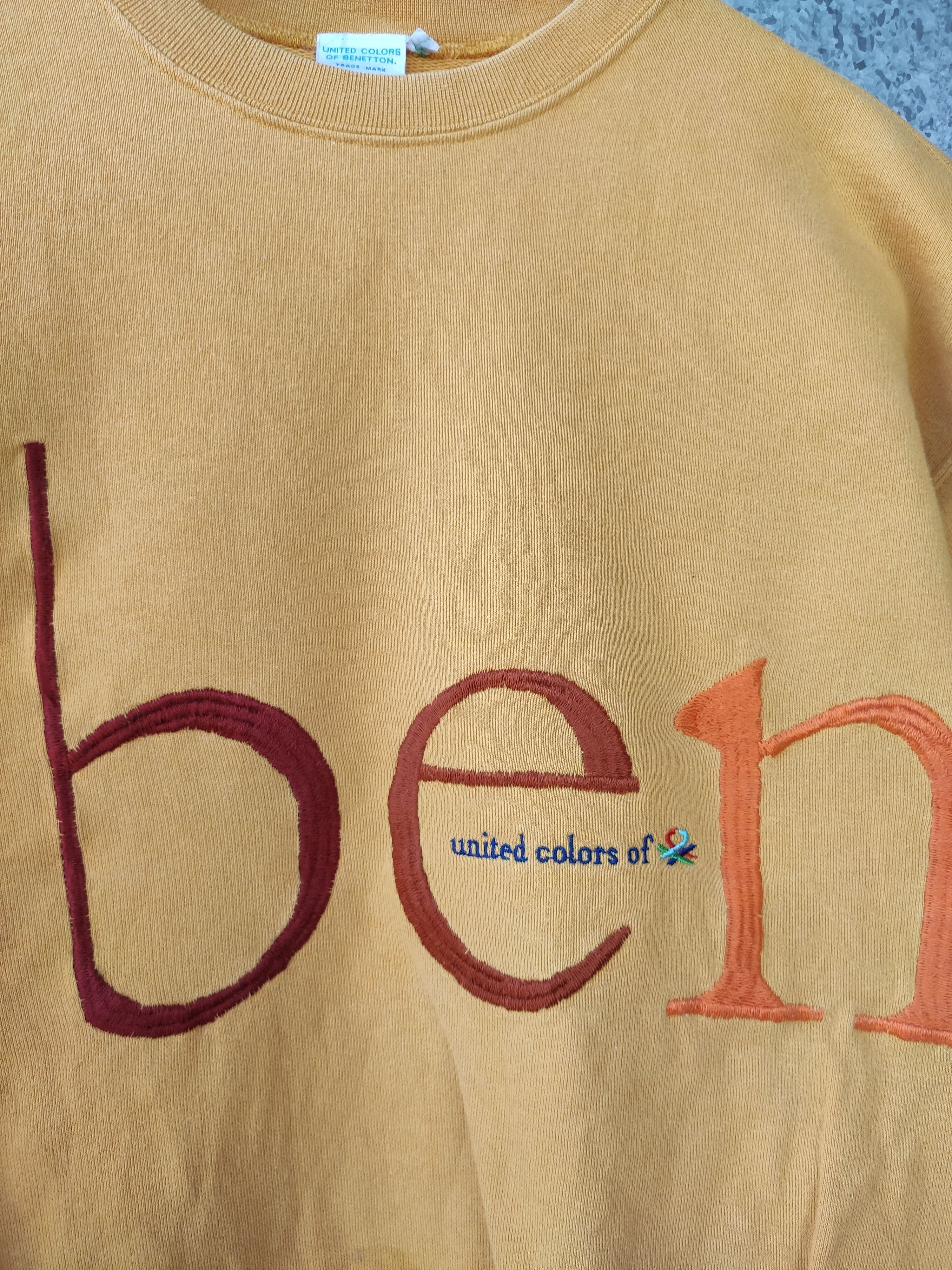 Benetton Vintage 90s Vintage United Colours of Benetton sweatshirt Size US M / EU 48-50 / 2 - 3 Thumbnail