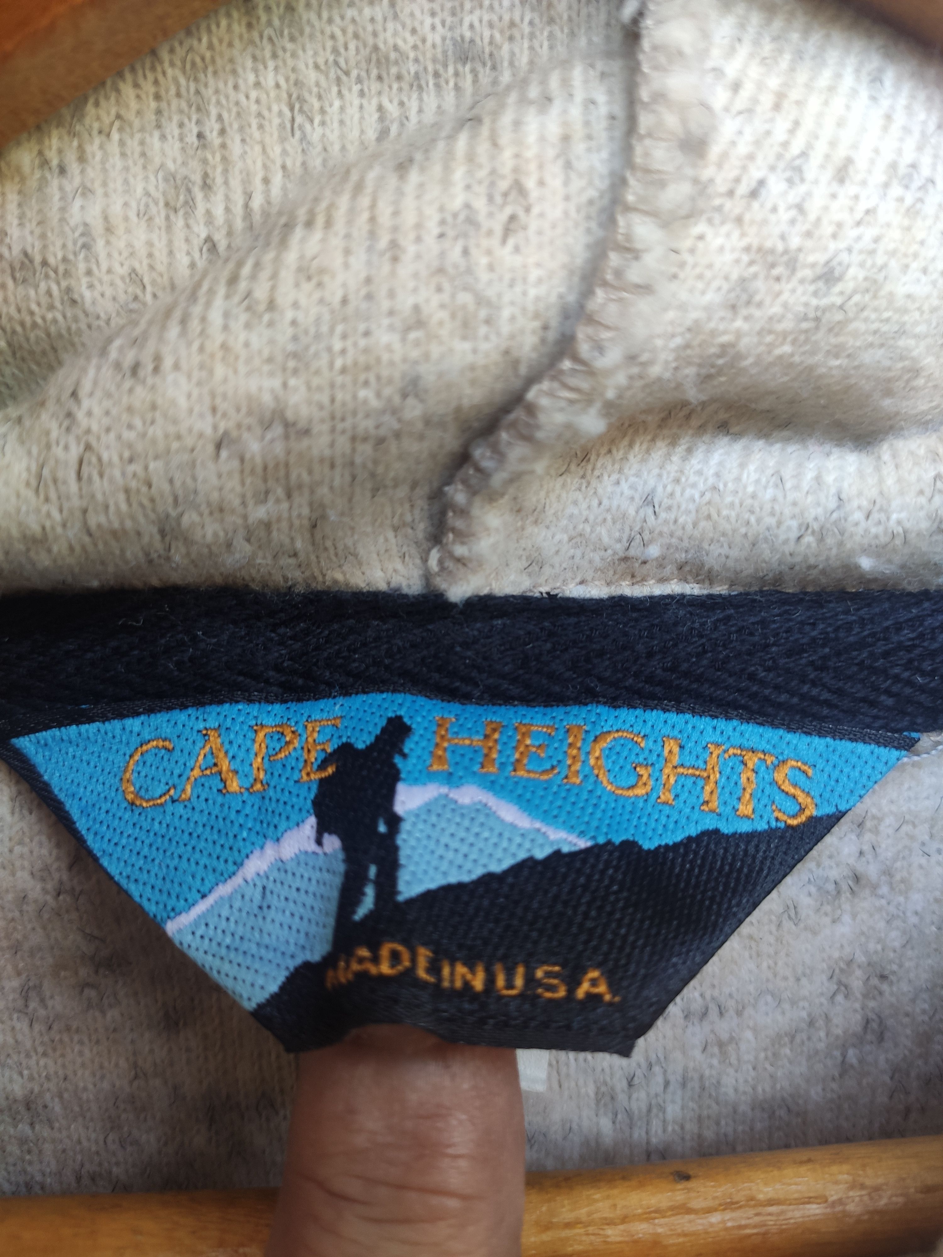 Cape Heights Vintage 90s Vintage Cape Heights Fleece with Hoodies Size US S / EU 44-46 / 1 - 8 Thumbnail