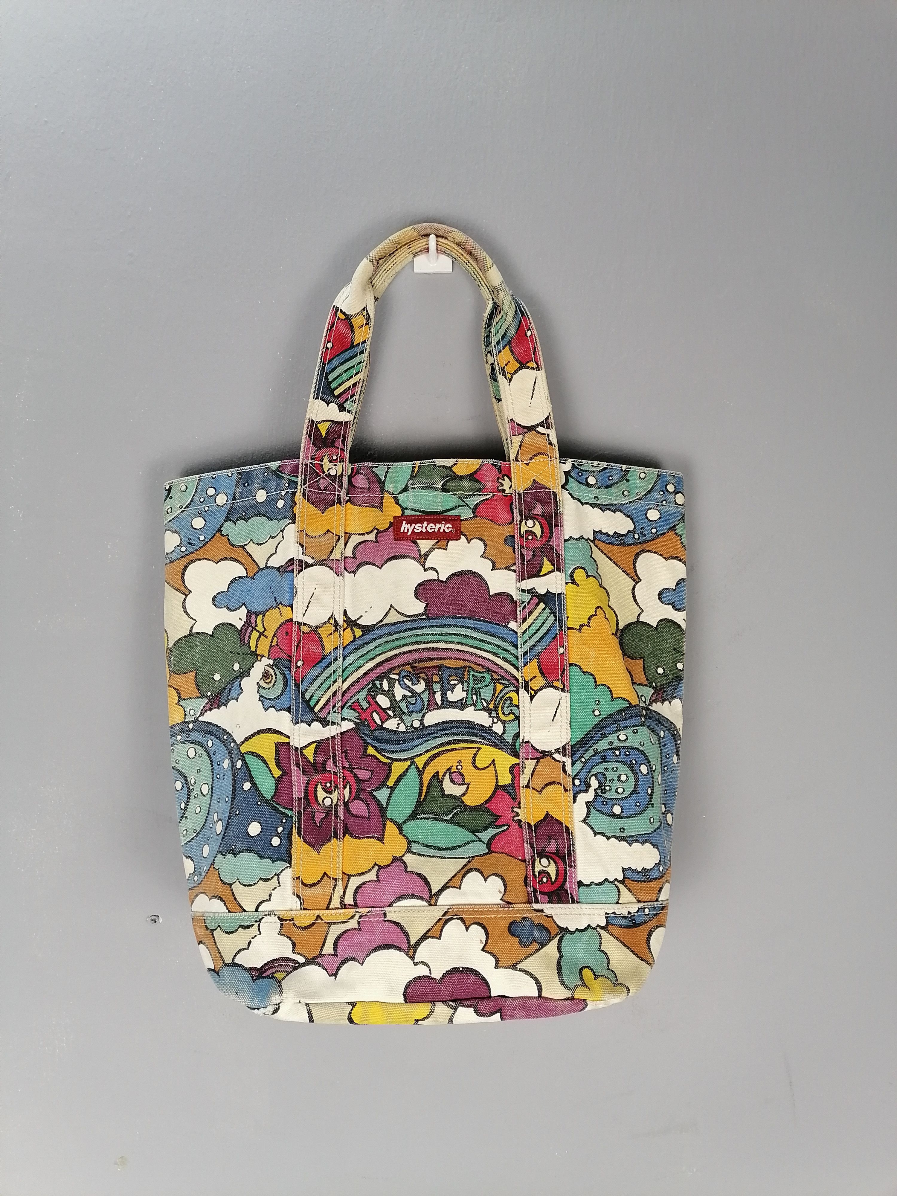 Hysteric Glamour × Japanese Brand Hysteric Glamour Rainbow Printed Duck Canvas Tote Bag Size ONE SIZE - 1 Thumbnail