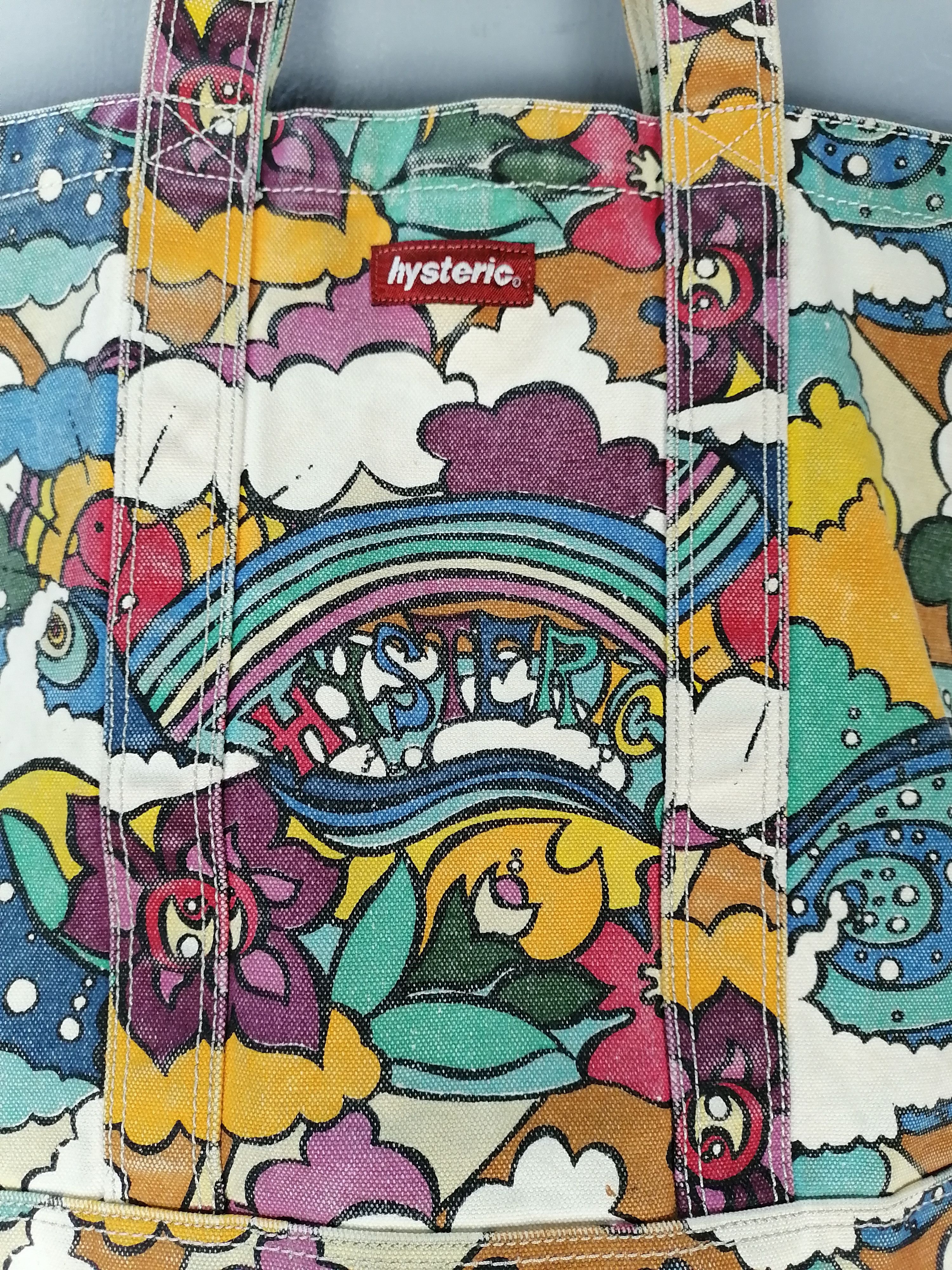 Hysteric Glamour × Japanese Brand Hysteric Glamour Rainbow Printed Duck Canvas Tote Bag Size ONE SIZE - 2 Thumbnail