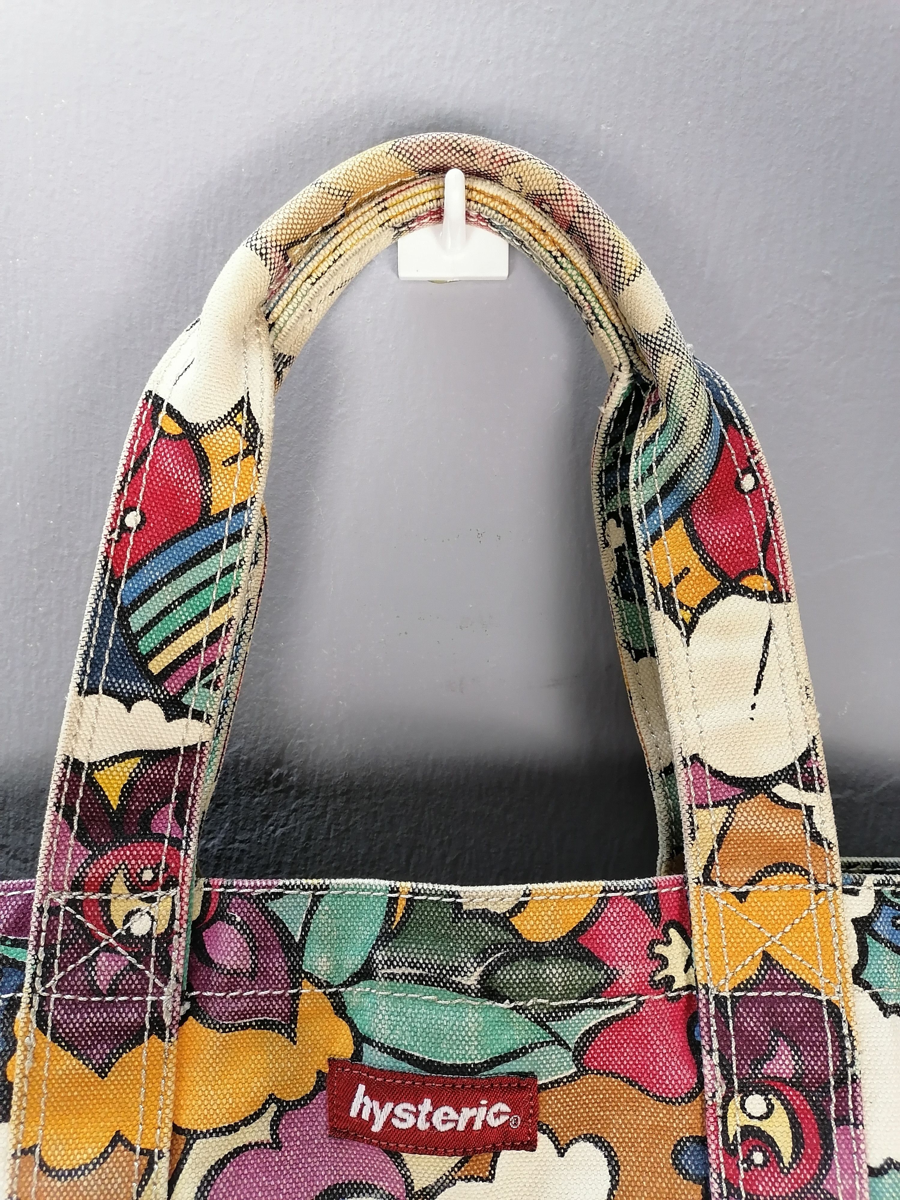 Hysteric Glamour × Japanese Brand Hysteric Glamour Rainbow Printed Duck Canvas Tote Bag Size ONE SIZE - 3 Thumbnail