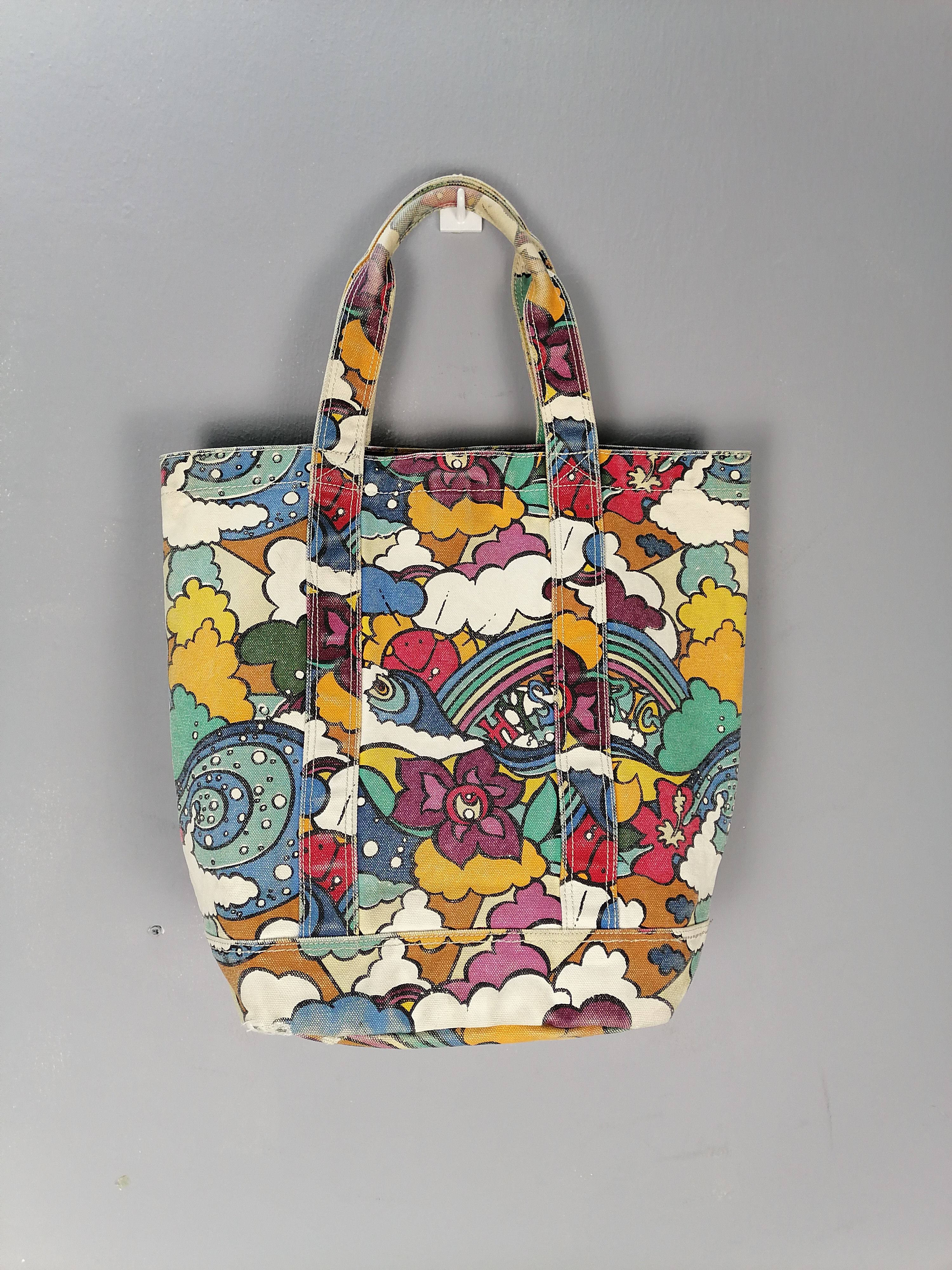 Hysteric Glamour × Japanese Brand Hysteric Glamour Rainbow Printed Duck Canvas Tote Bag Size ONE SIZE - 5 Thumbnail