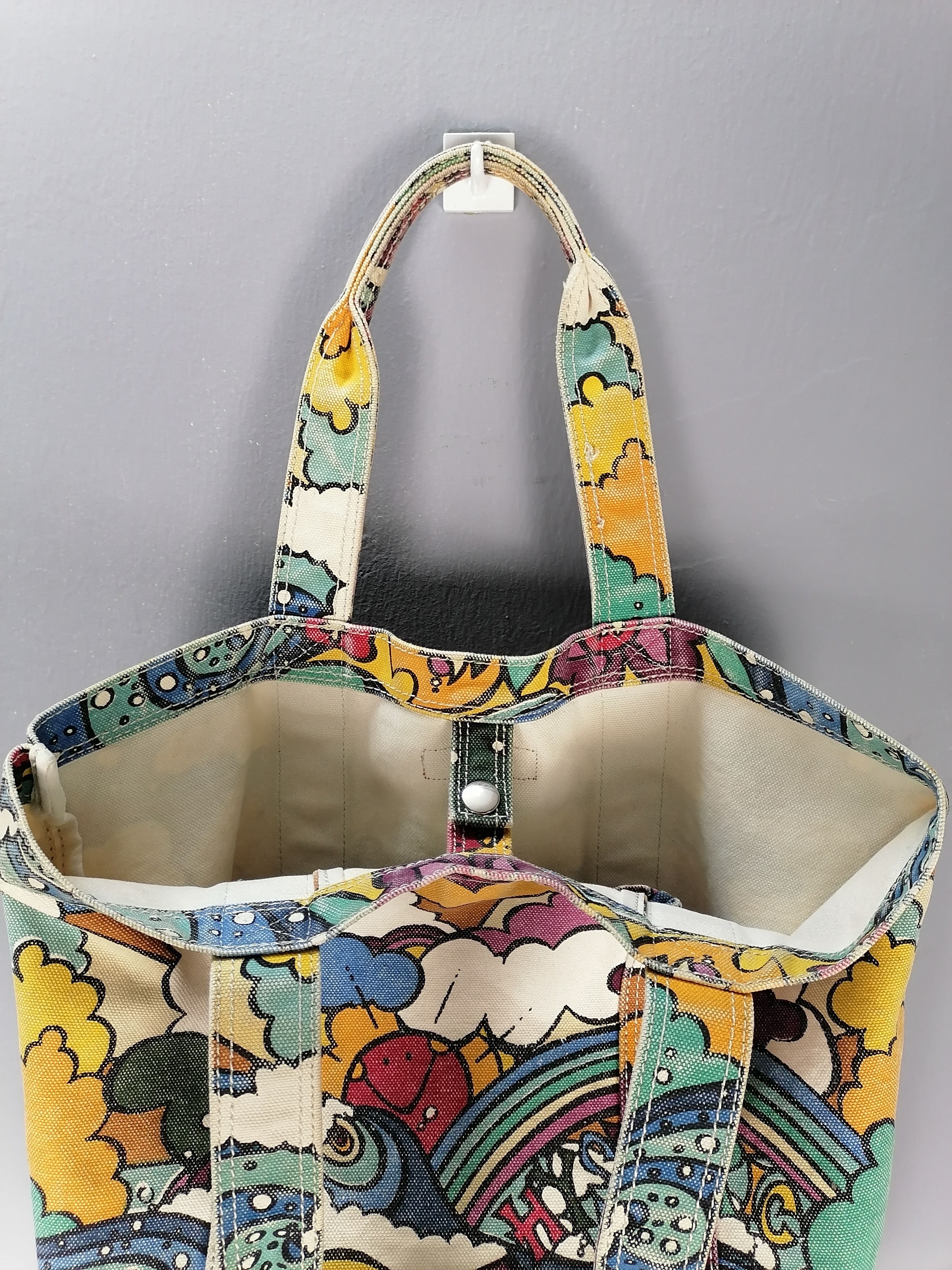 Hysteric Glamour × Japanese Brand Hysteric Glamour Rainbow Printed Duck Canvas Tote Bag Size ONE SIZE - 6 Thumbnail