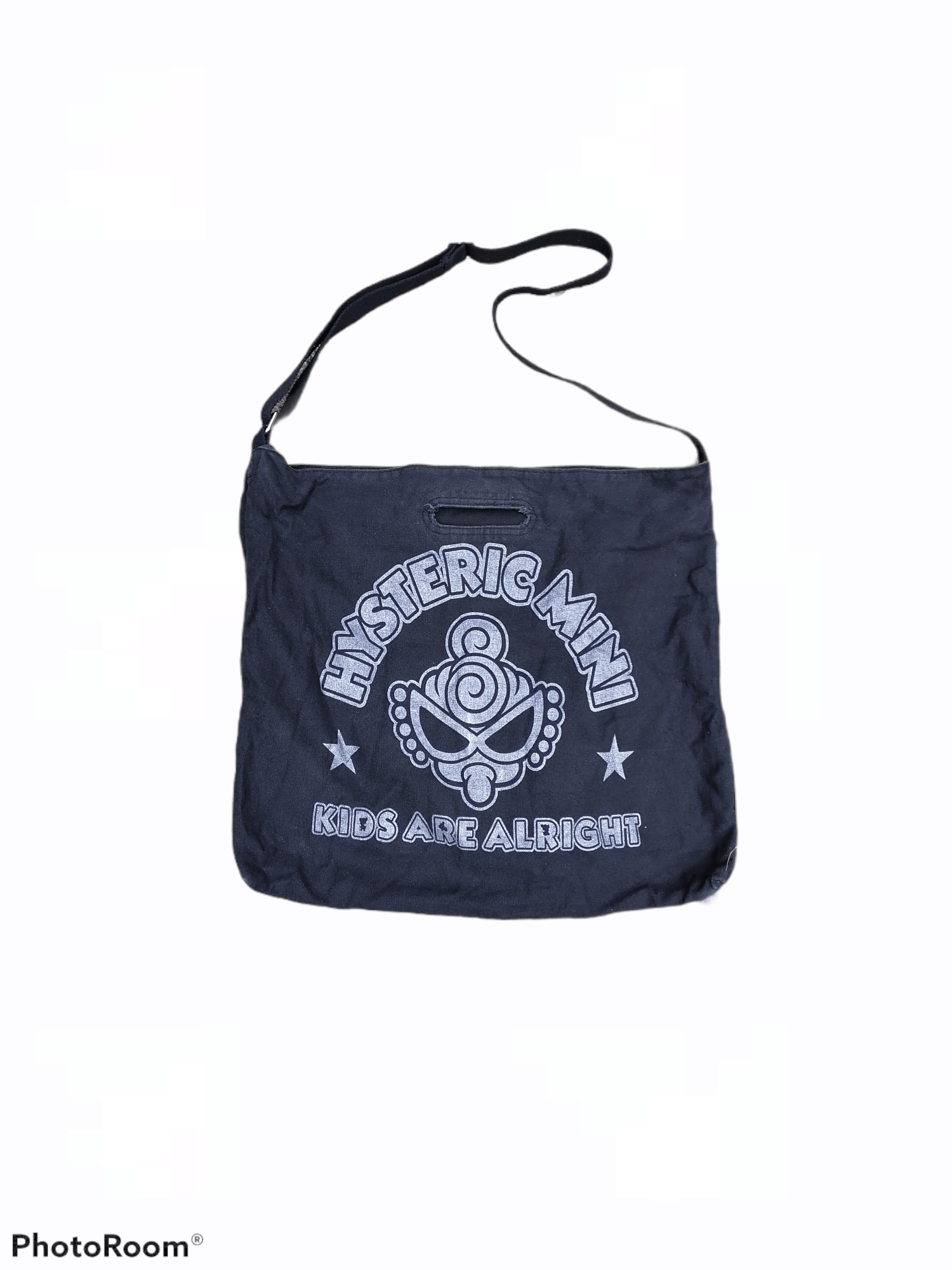 Hysteric Glamour Mini 2 Way Crossbody/tote Canvas Tote Bag in Black, Men's