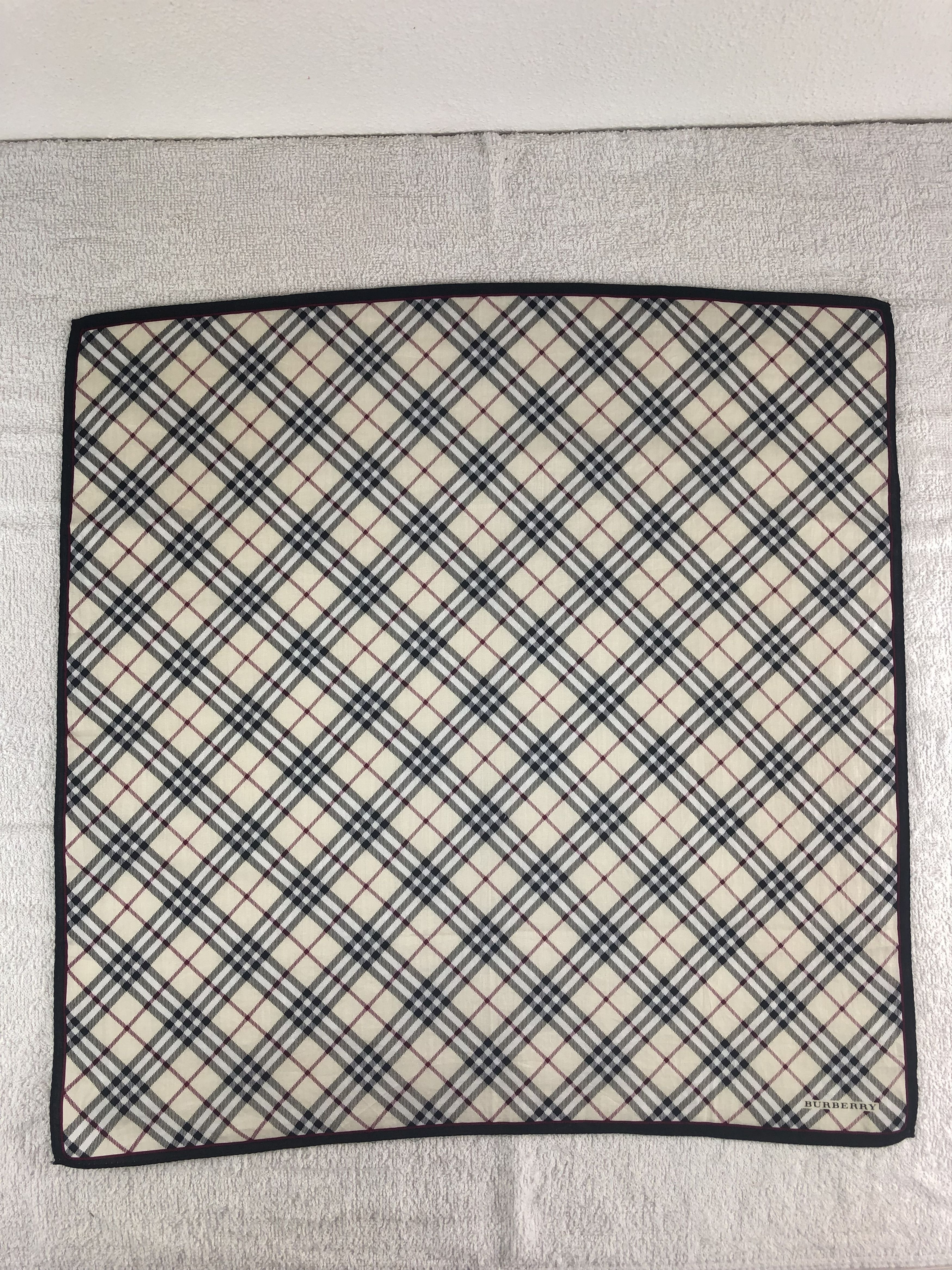 Burberry Burberry Handkerchief / Bandana / Neckerchief C122 Size ONE SIZE - 3 Thumbnail