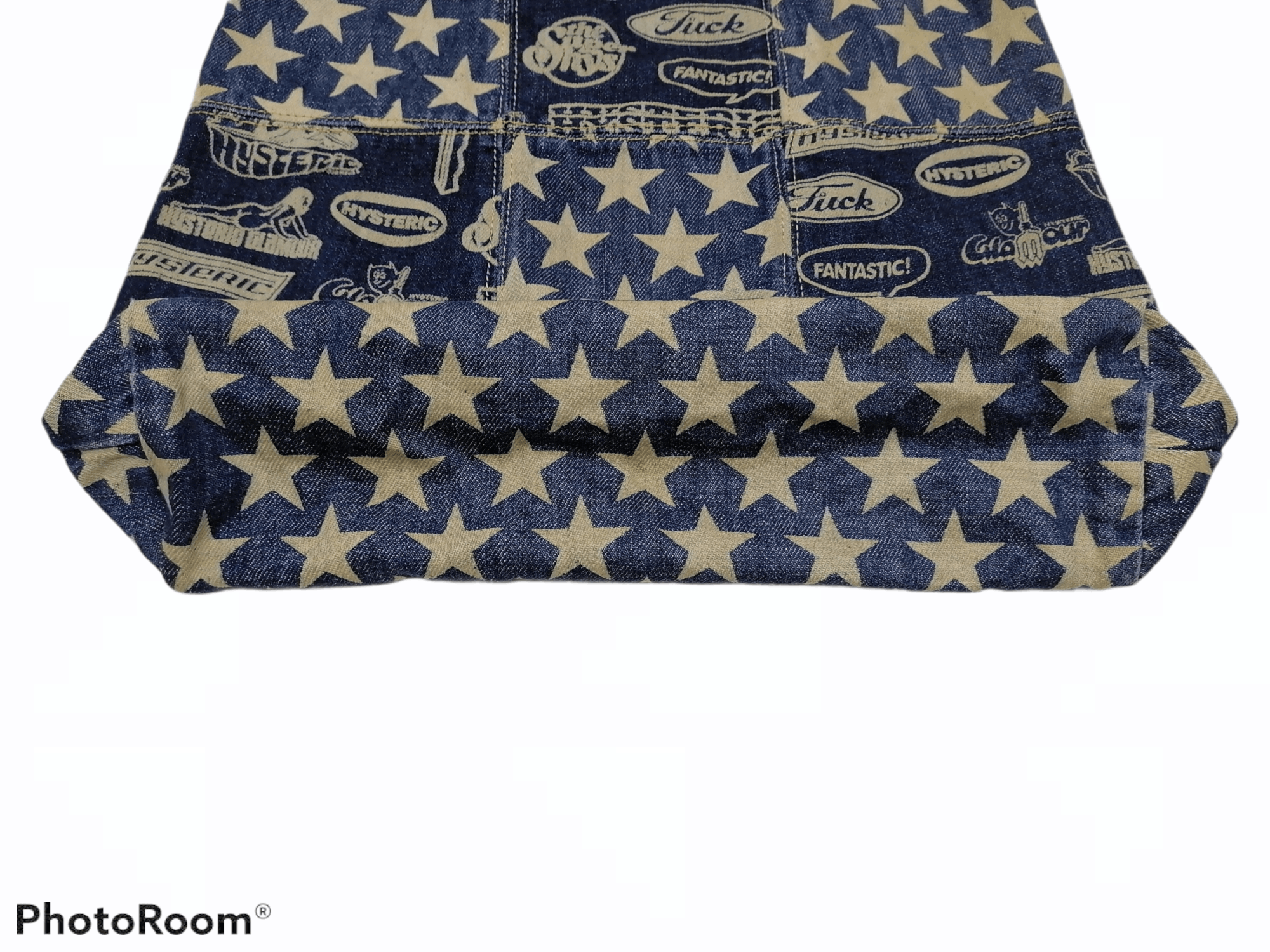 Hysteric Glamour × Japanese Brand Hysteric Glamour Allover Printed Patch Denim Tote Bag Size ONE SIZE - 2 Thumbnail