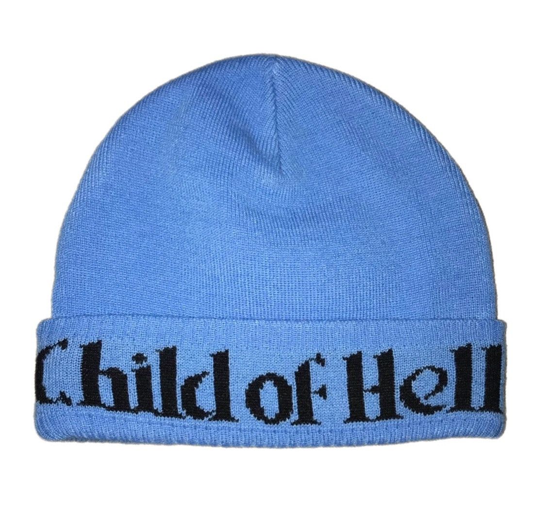Supreme Supreme Child Of Hell beanie in blue Size ONE SIZE - 2 Thumbnail