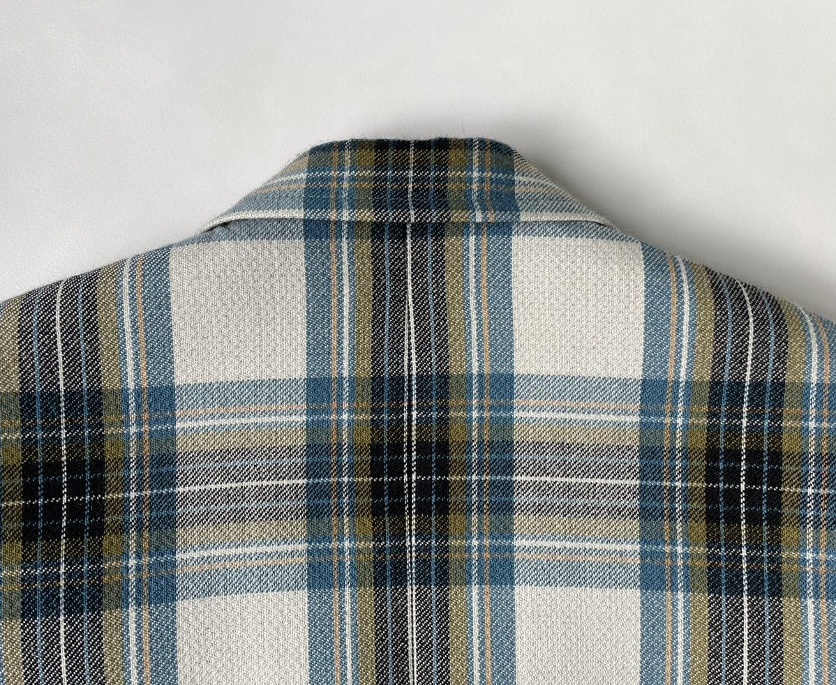 Dries Van Noten Boxy Check Wool Overcoat Size US L / EU 52-54 / 3 - 17 Thumbnail